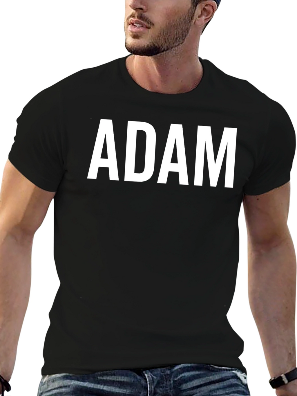 ADAM Text Tee - Personalized Name T-Shirt