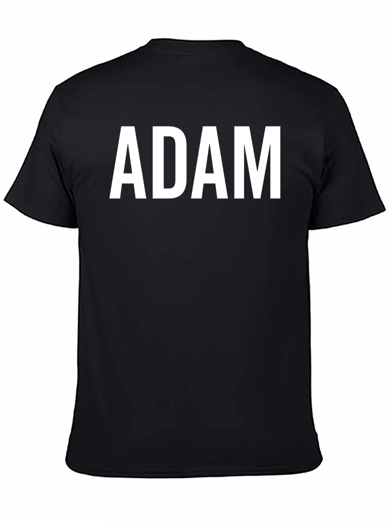 ADAM Text Tee - Personalized Name T-Shirt