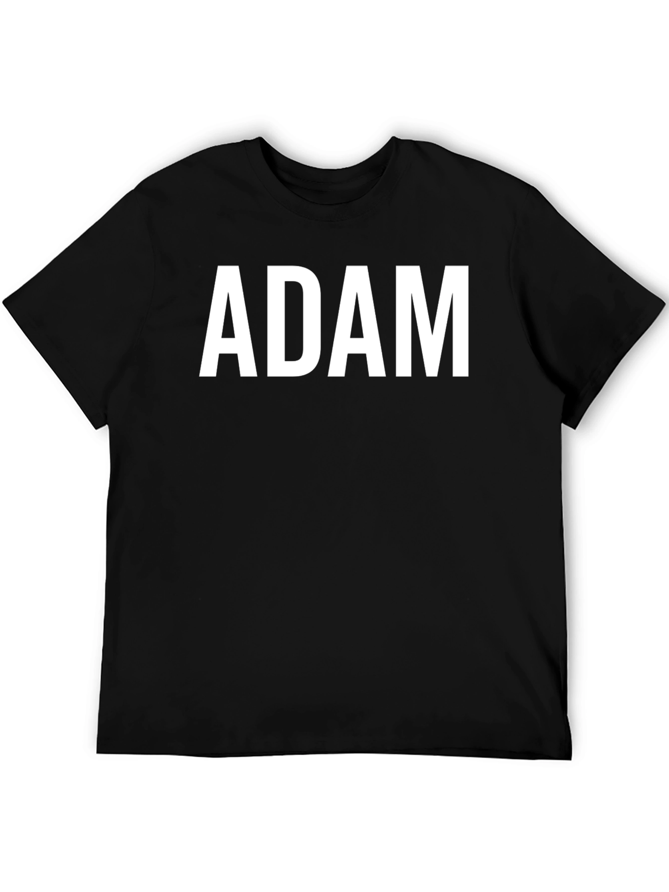 ADAM Text Tee - Personalized Name T-Shirt