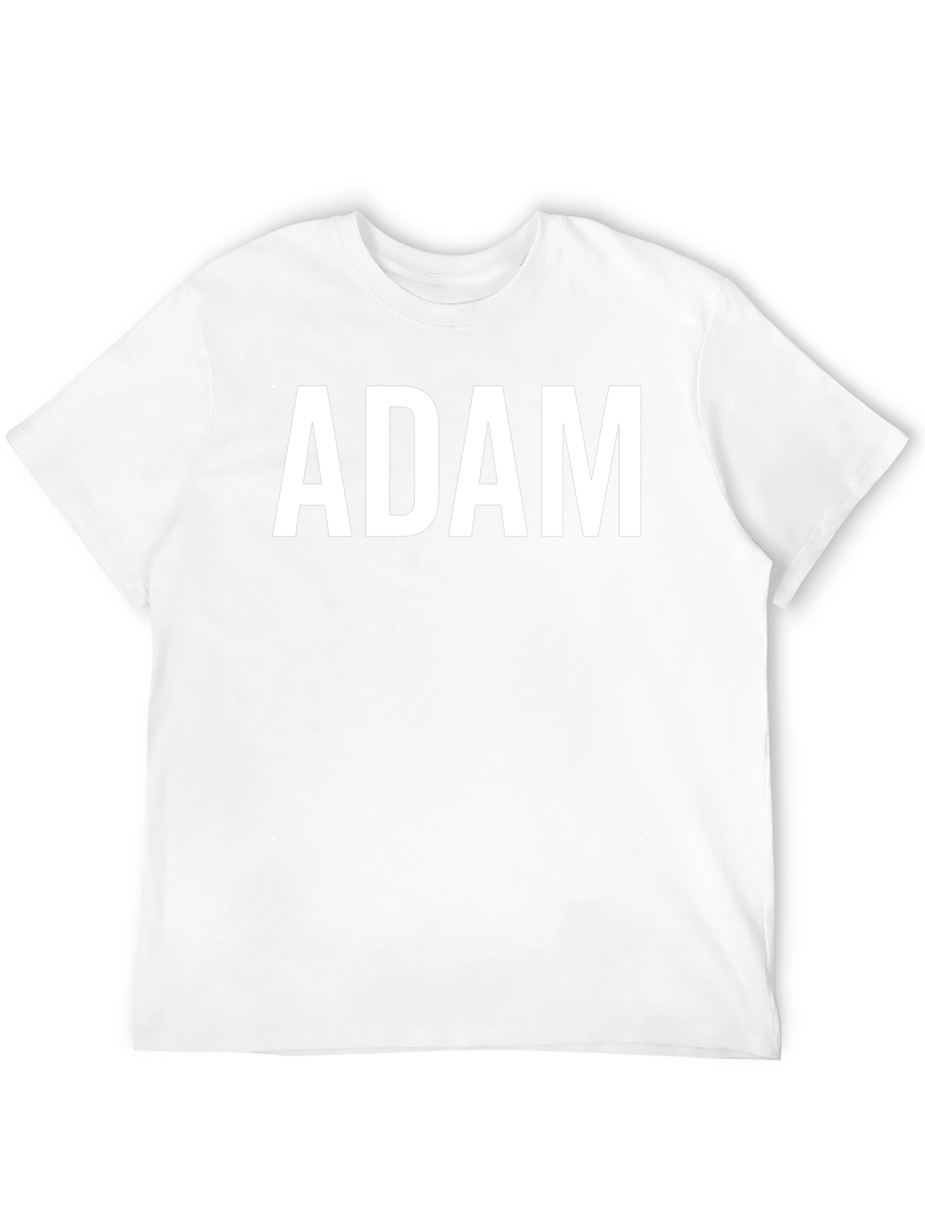 ADAM Text Tee - Personalized Name T-Shirt