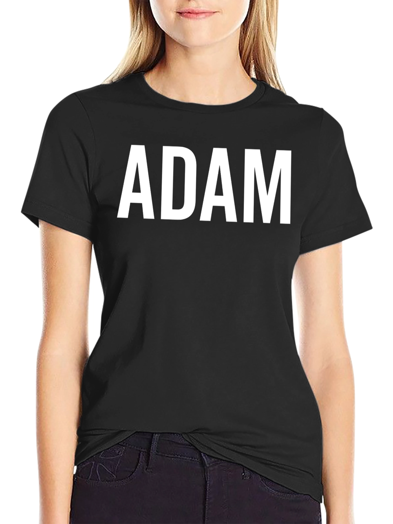 ADAM Text Tee - Personalized Name T-Shirt