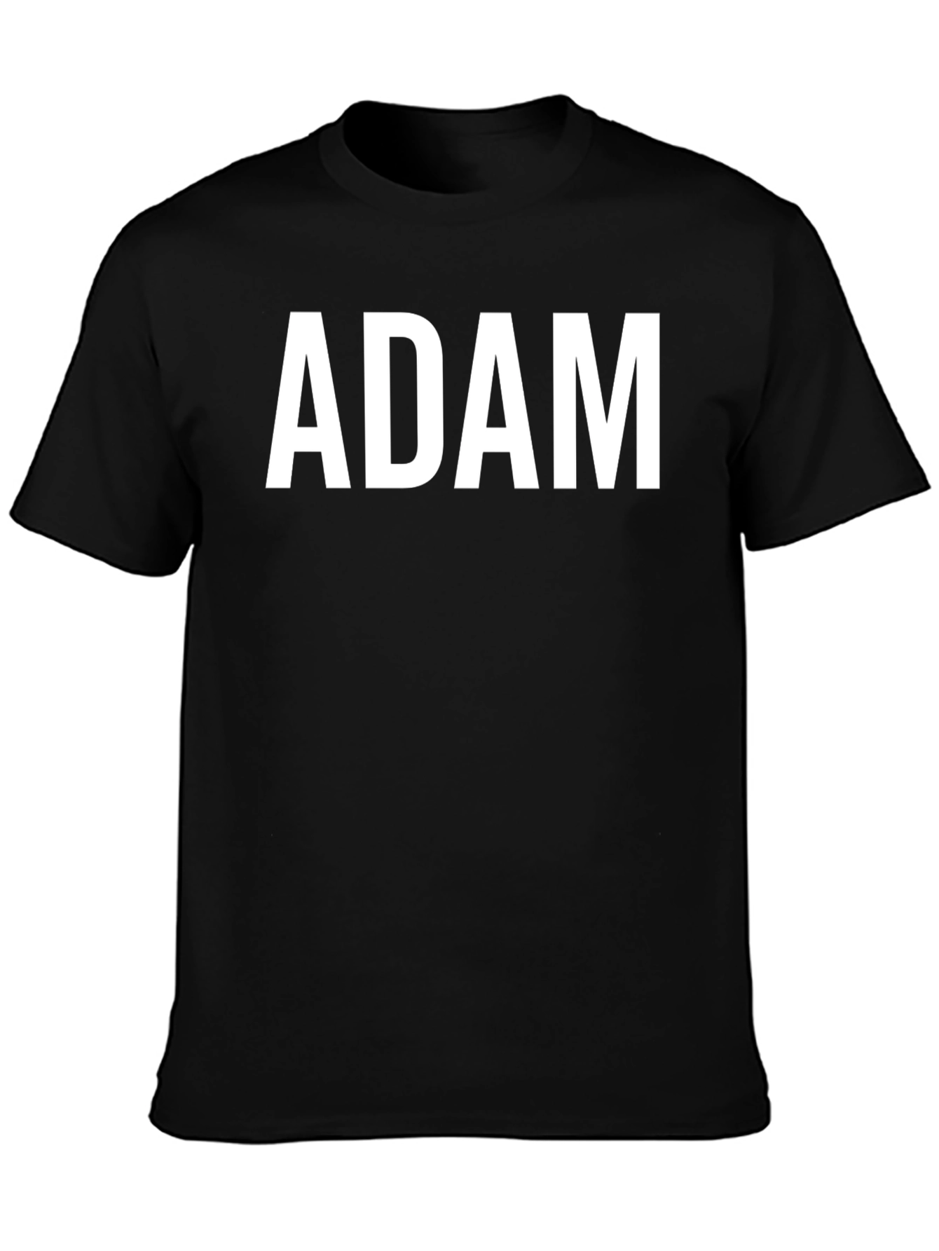 ADAM Text Tee - Personalized Name T-Shirt