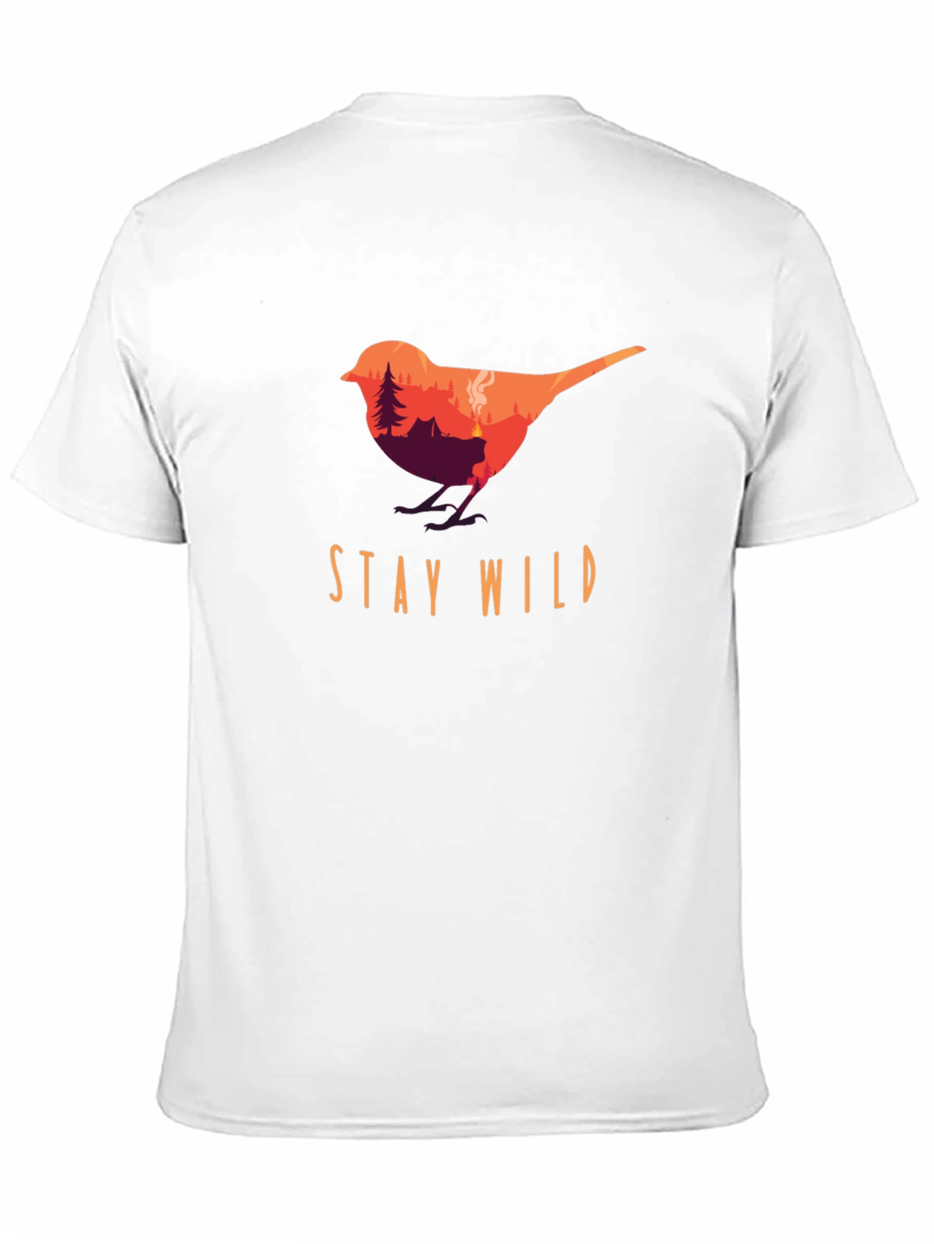 Stay Wild Bird Graphic Tee - Nature Lover T-Shirt