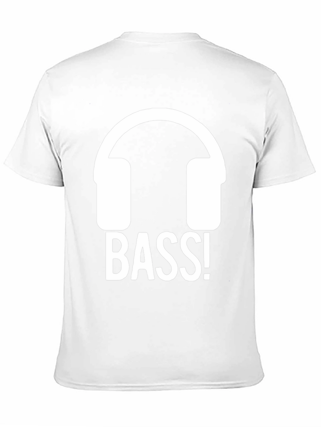 Bass Headphones Black T-Shirt - Music Lover Tee