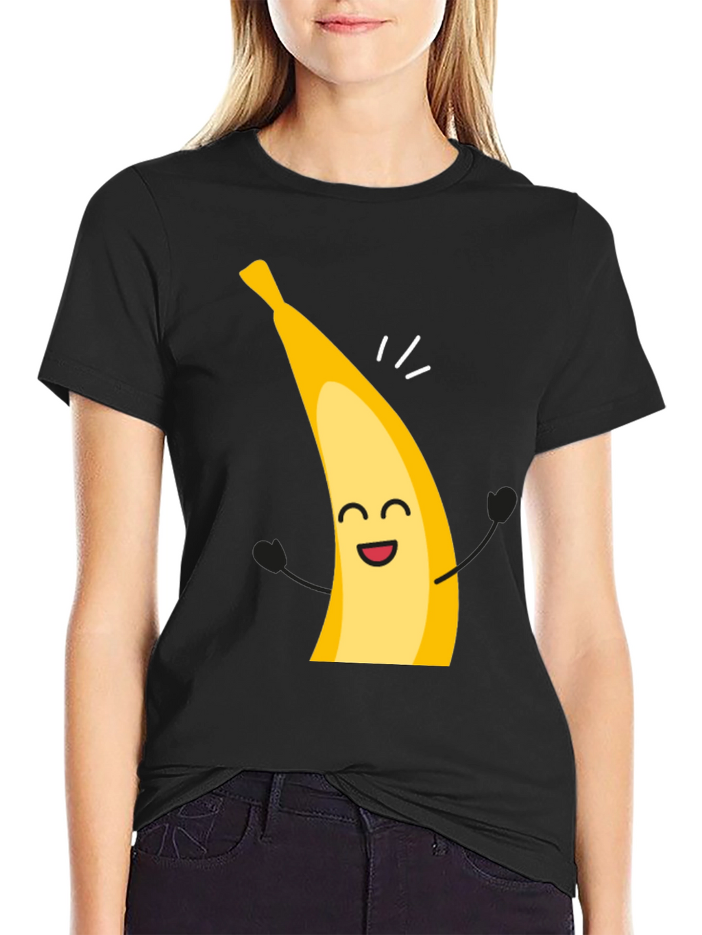 Funny Banana Cartoon Graphic T-Shirt