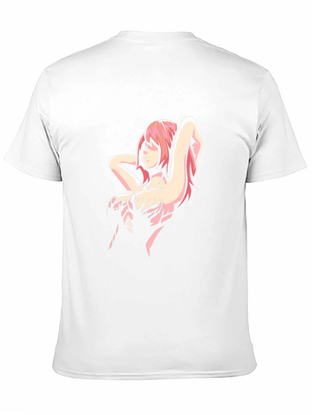 Anime Girl Graphic Black T-Shirt