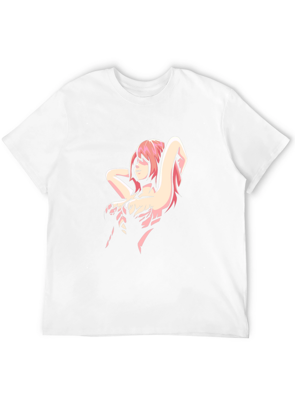 Anime Girl Graphic Black T-Shirt