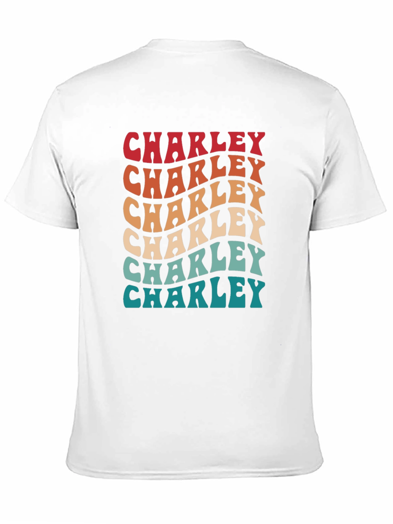 Retro Charley T-Shirt - Personalized Name Tee