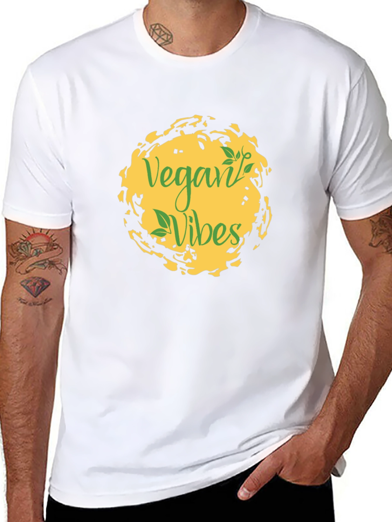 Vegan Vibes Black T-Shirt
