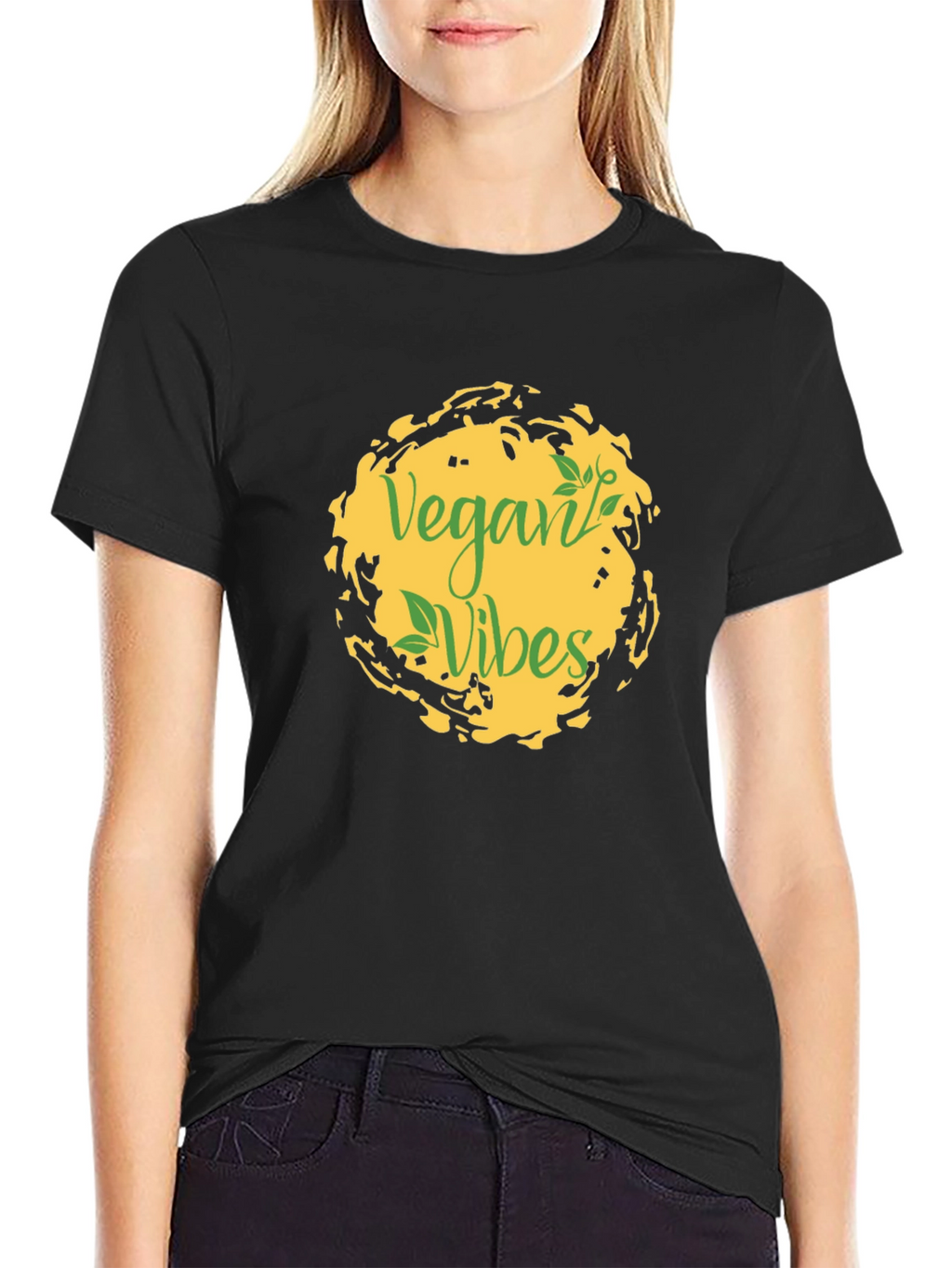 Vegan Vibes Black T-Shirt