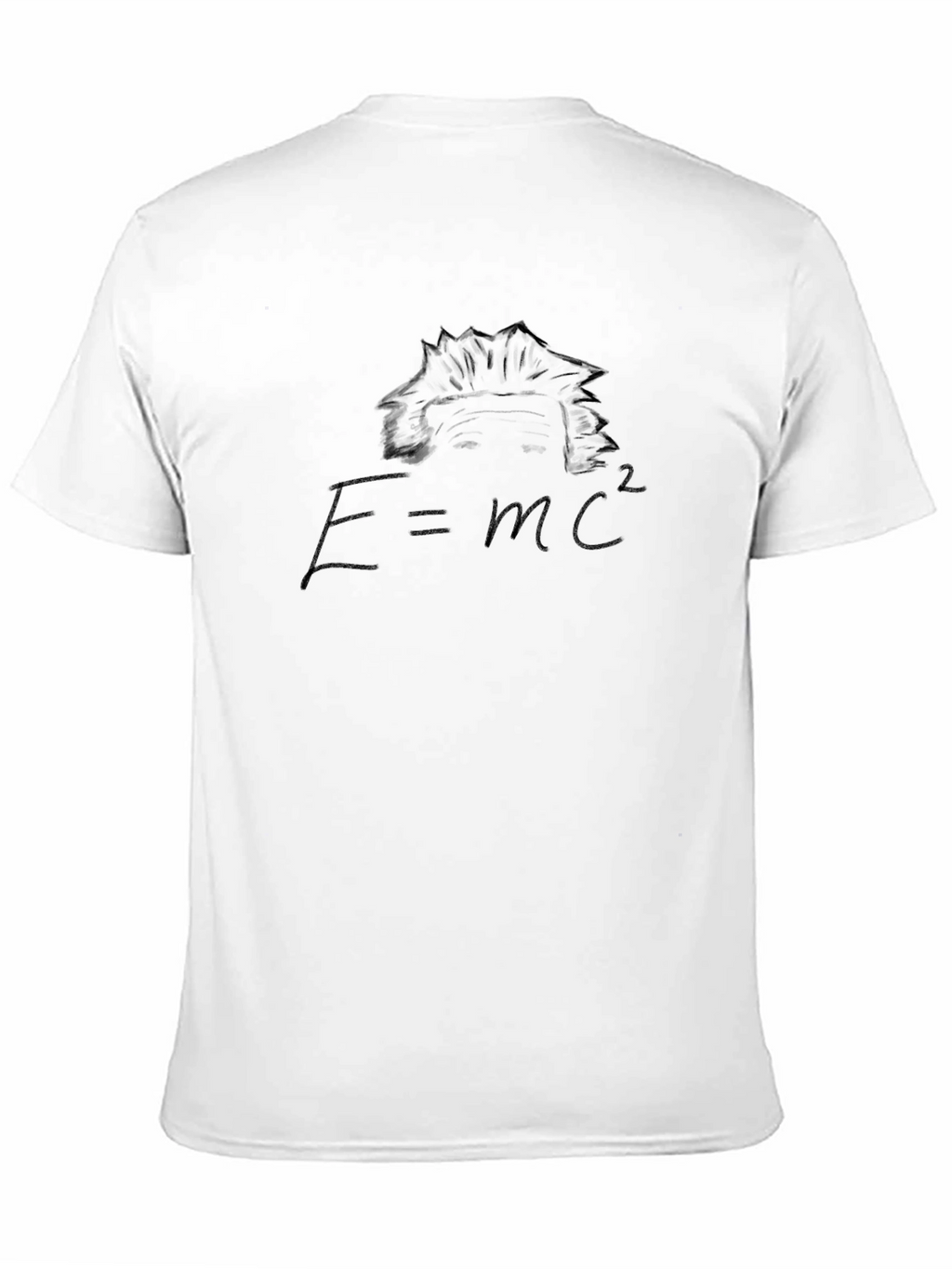 Einstein E=mc2 Black T-Shirt