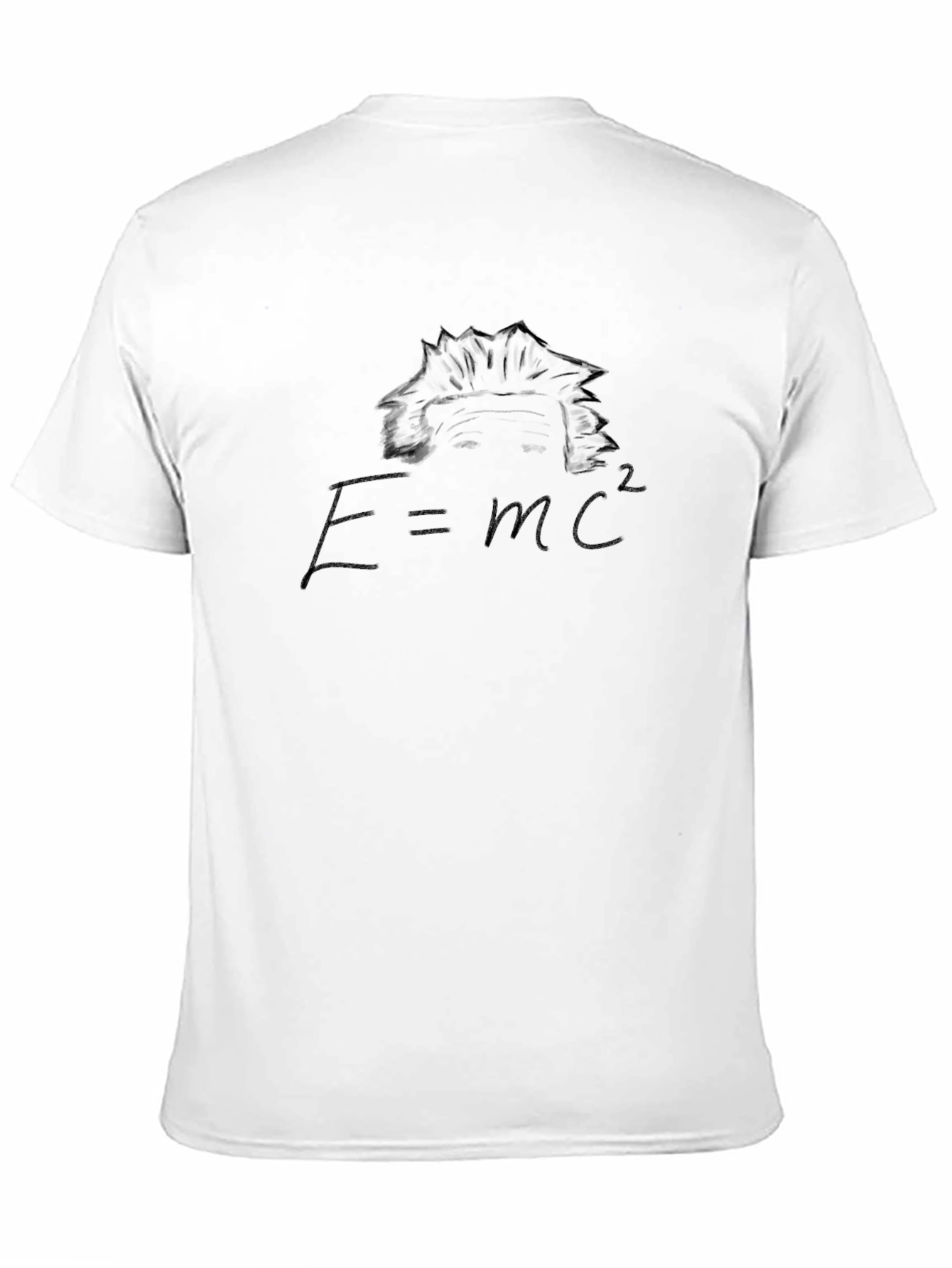 Einstein E=mc2 Black T-Shirt