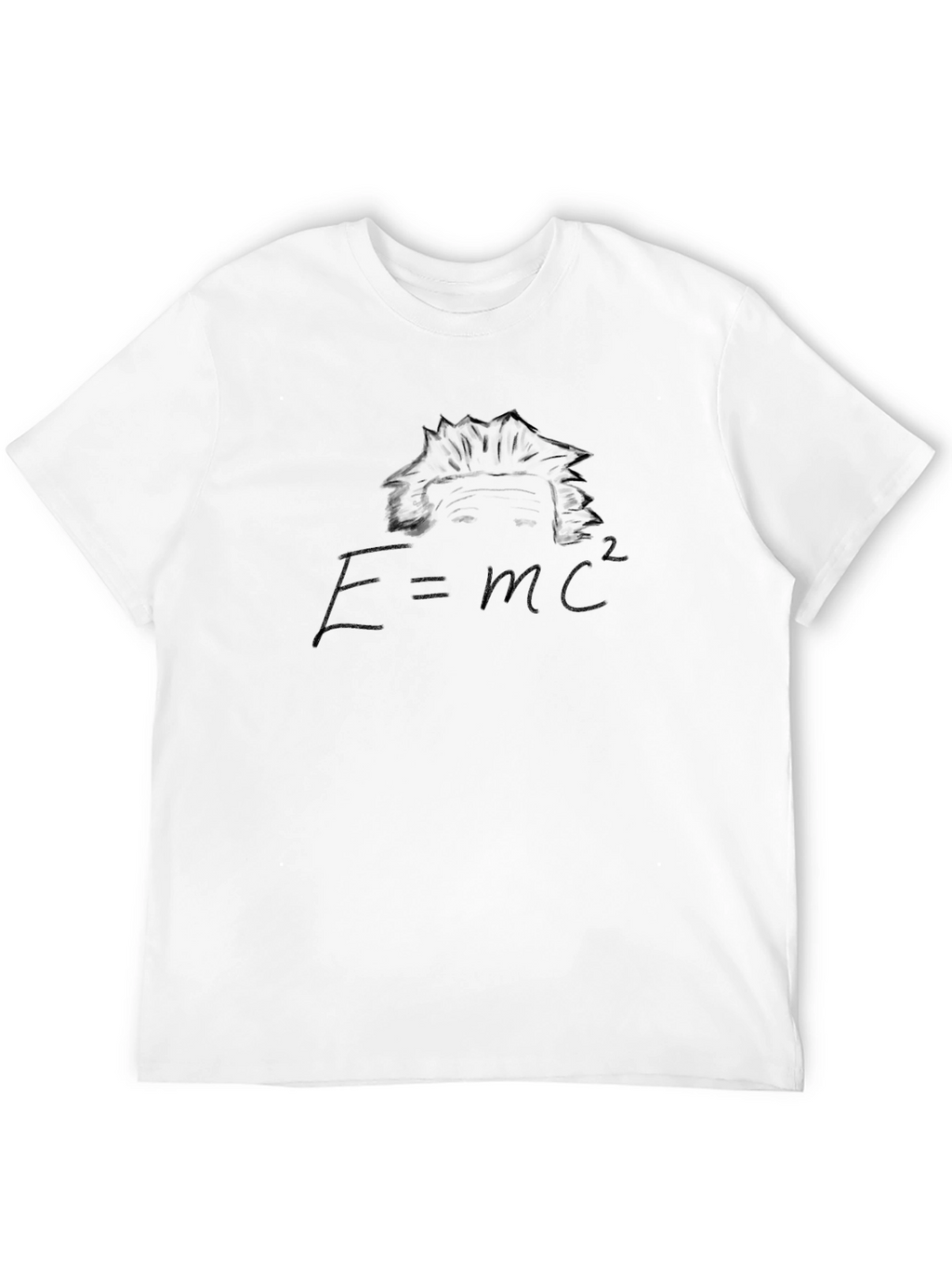 Einstein E=mc2 Black T-Shirt