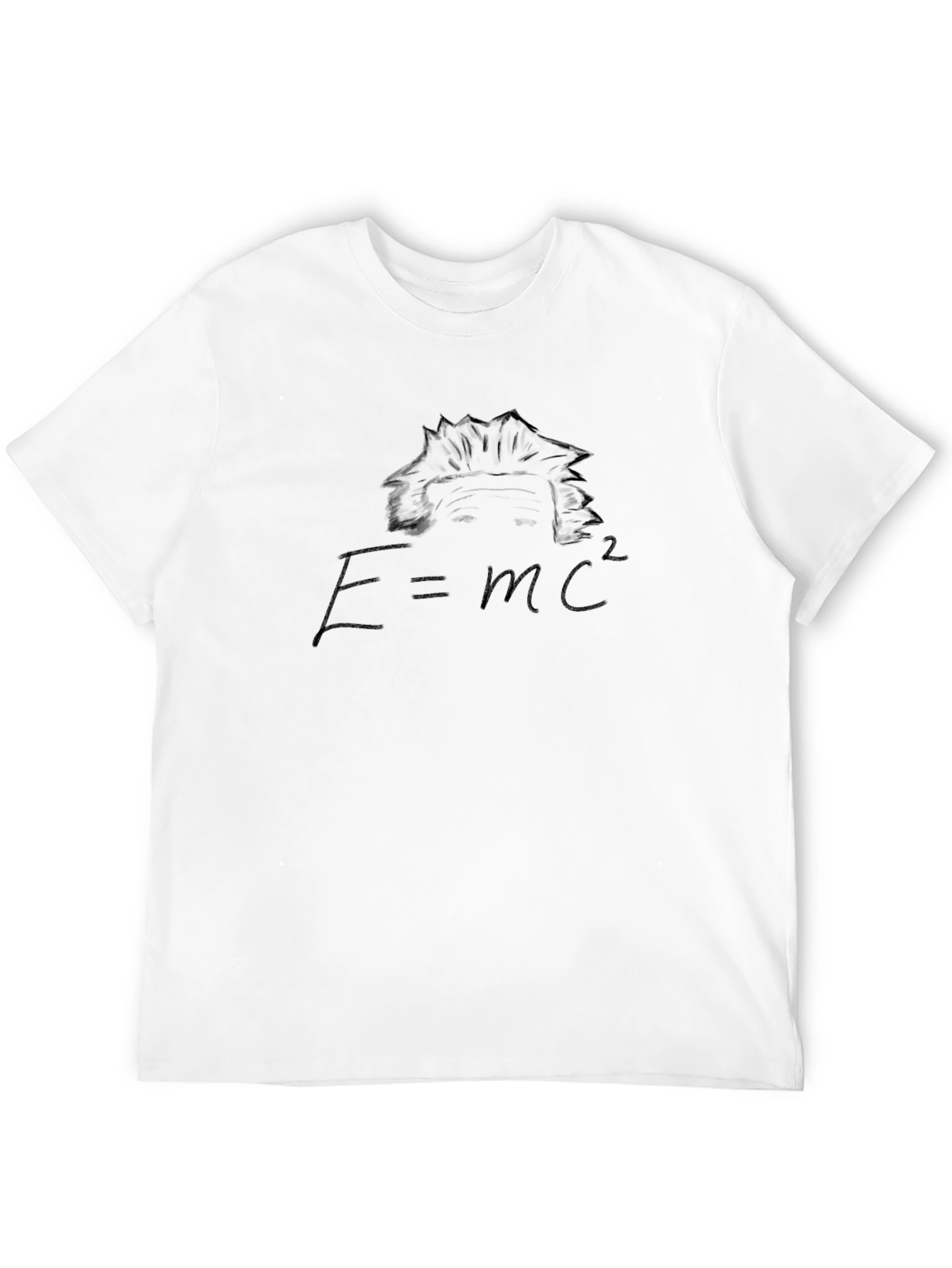 Einstein E=mc2 Black T-Shirt