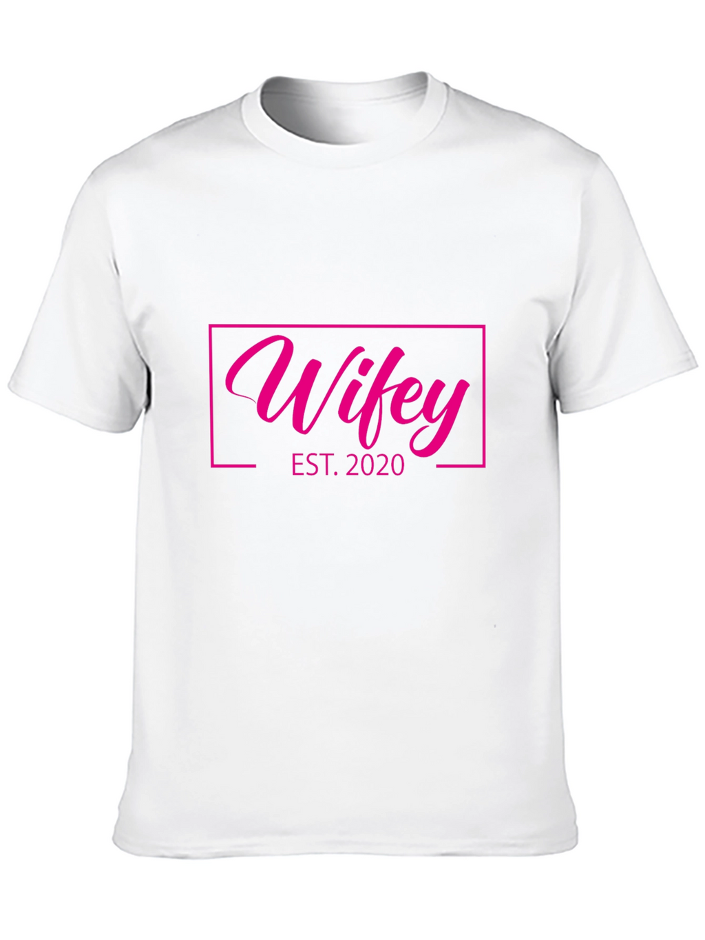 Wifey EST. 2020 Graphic Tee - Black