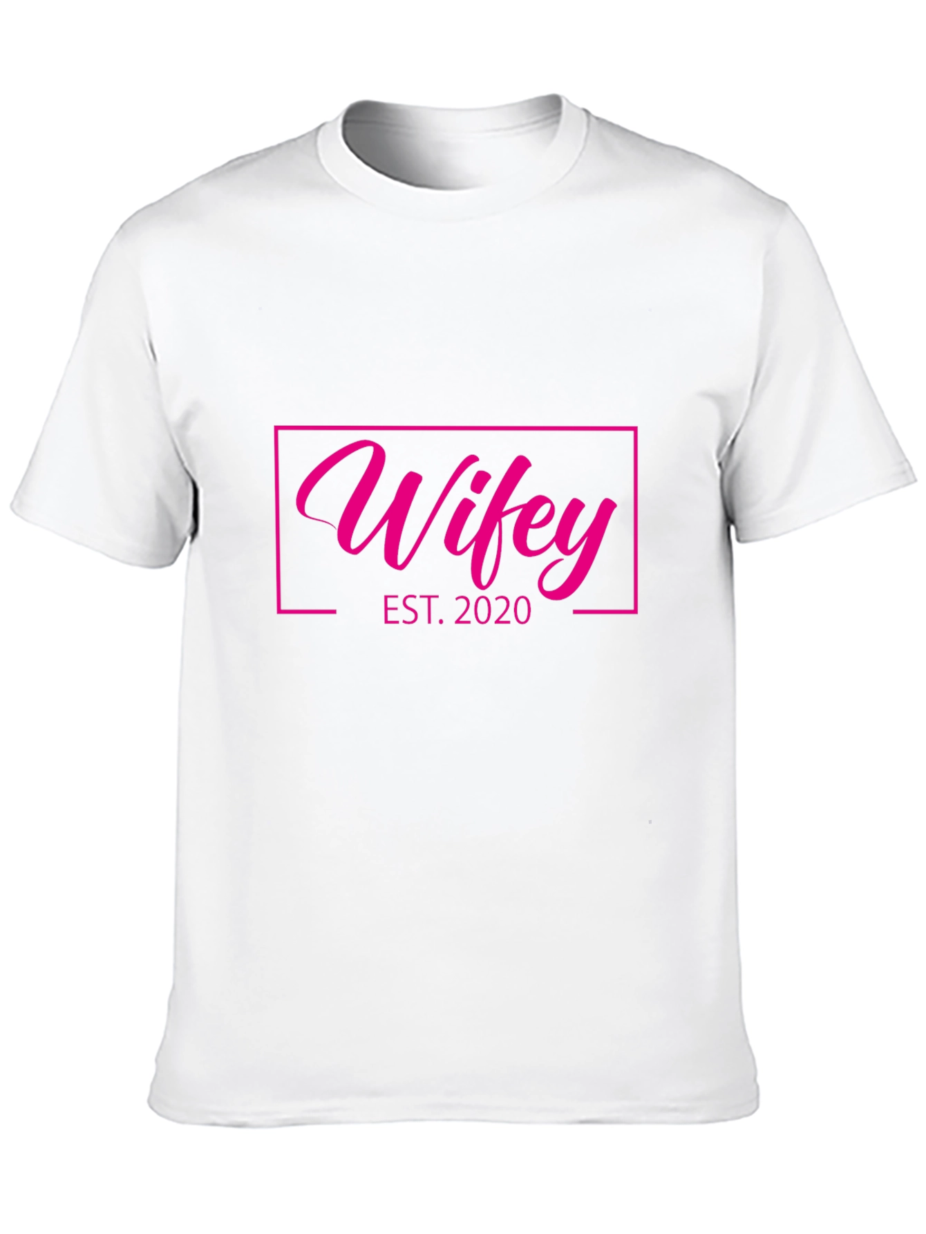 Wifey EST. 2020 Graphic Tee - Black