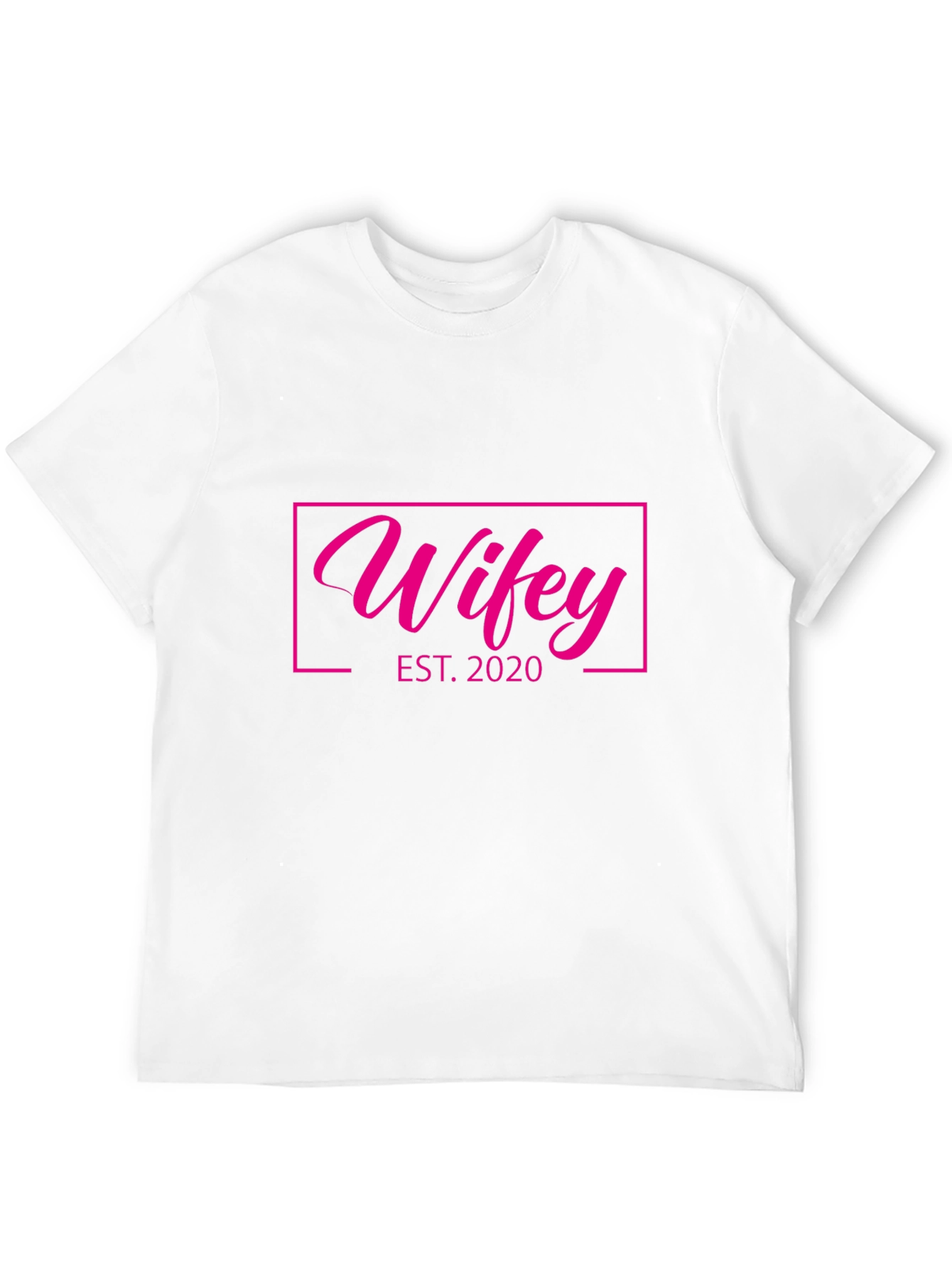 Wifey EST. 2020 Graphic Tee - Black