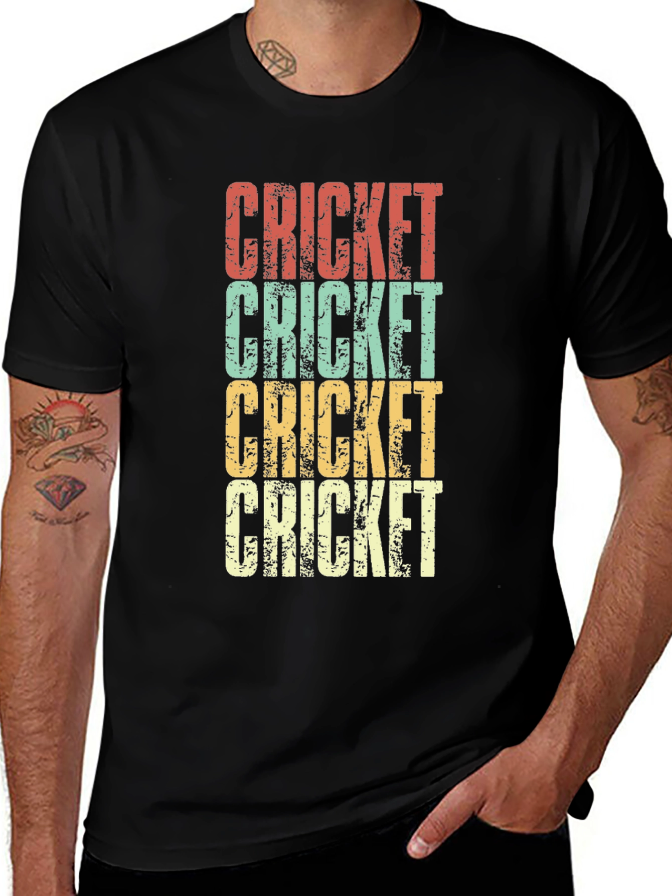 Vintage Cricket T-Shirt - Retro Sport Tee