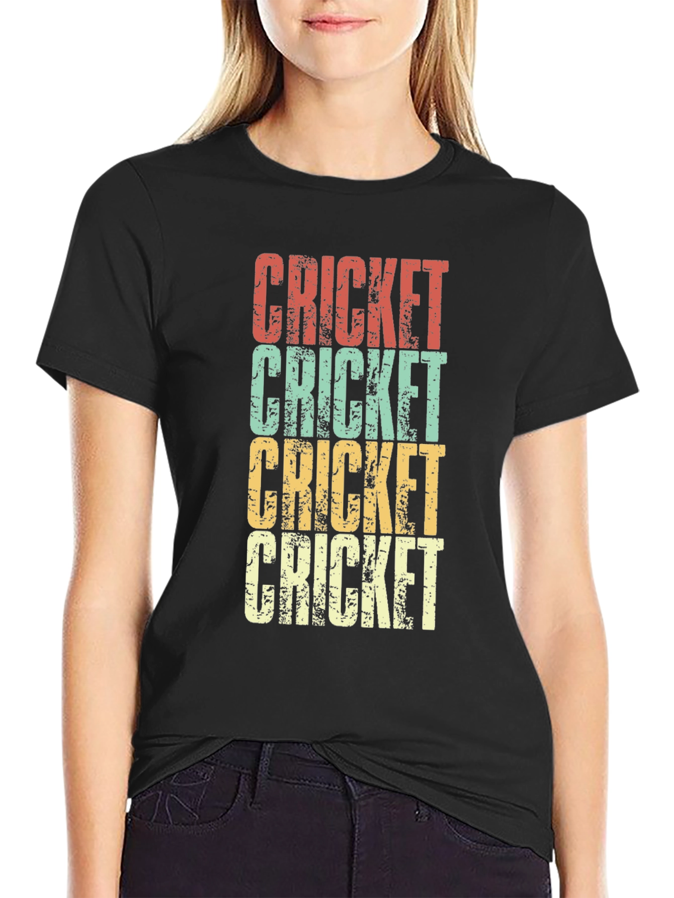 Vintage Cricket T-Shirt - Retro Sport Tee