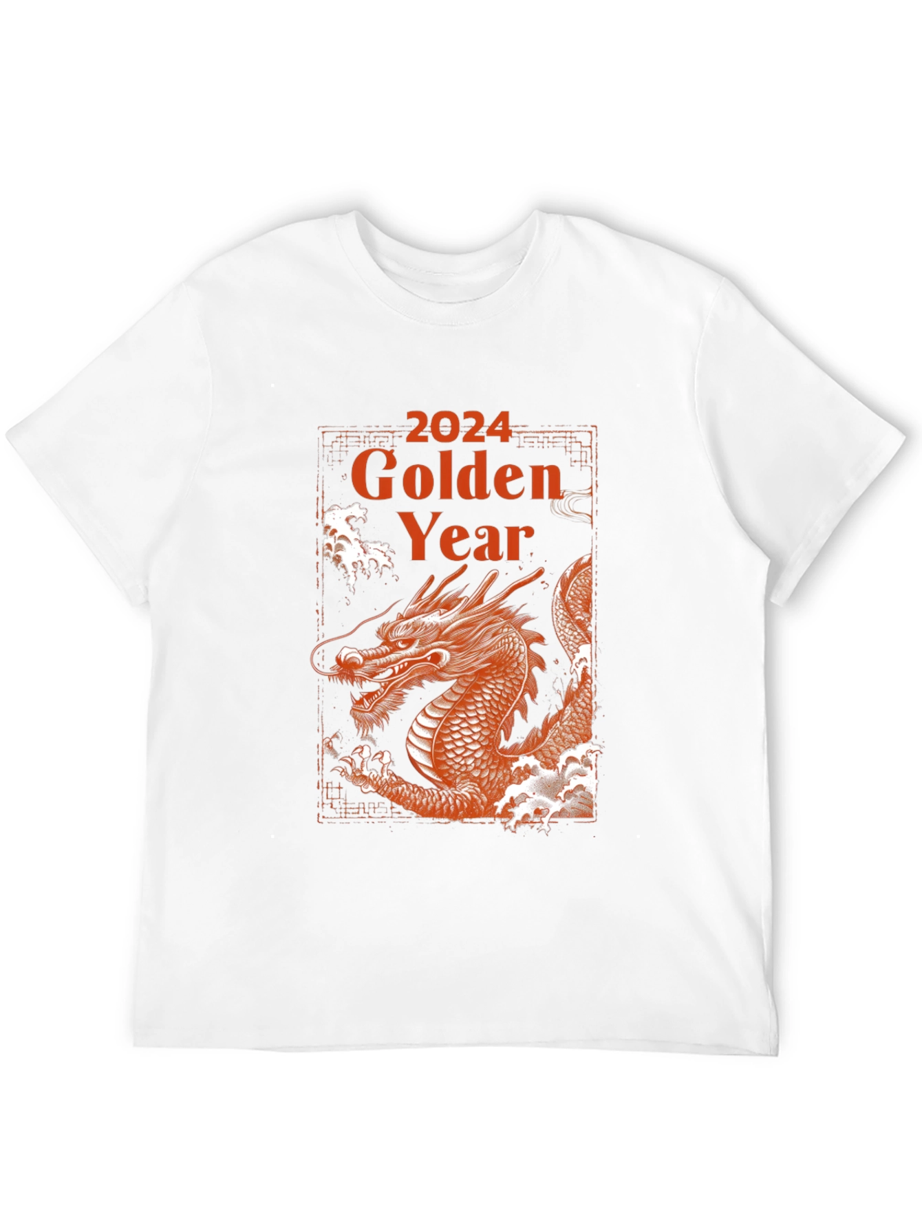 2024 Golden Year of The Dragon T-Shirt