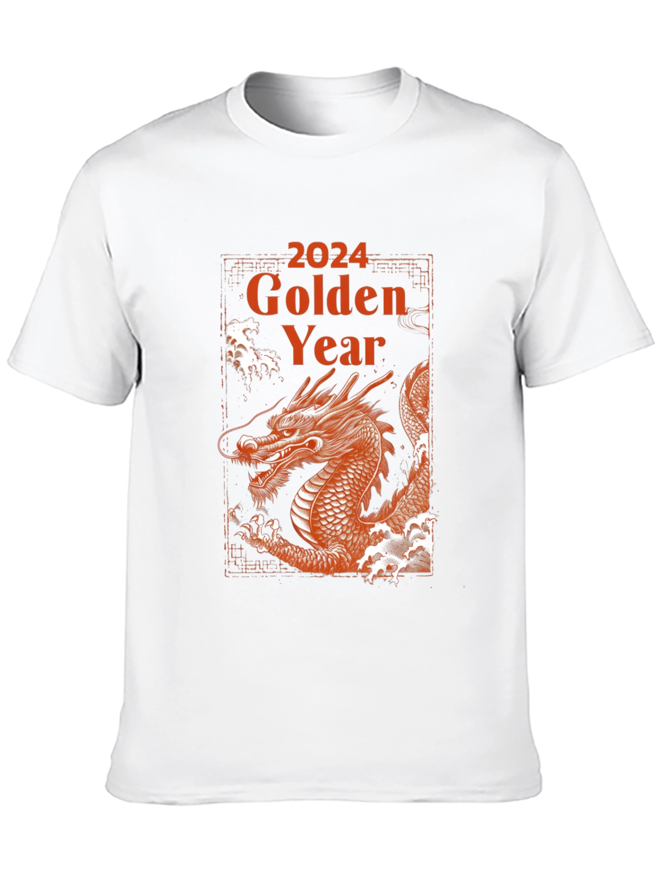 2024 Golden Year of The Dragon T-Shirt