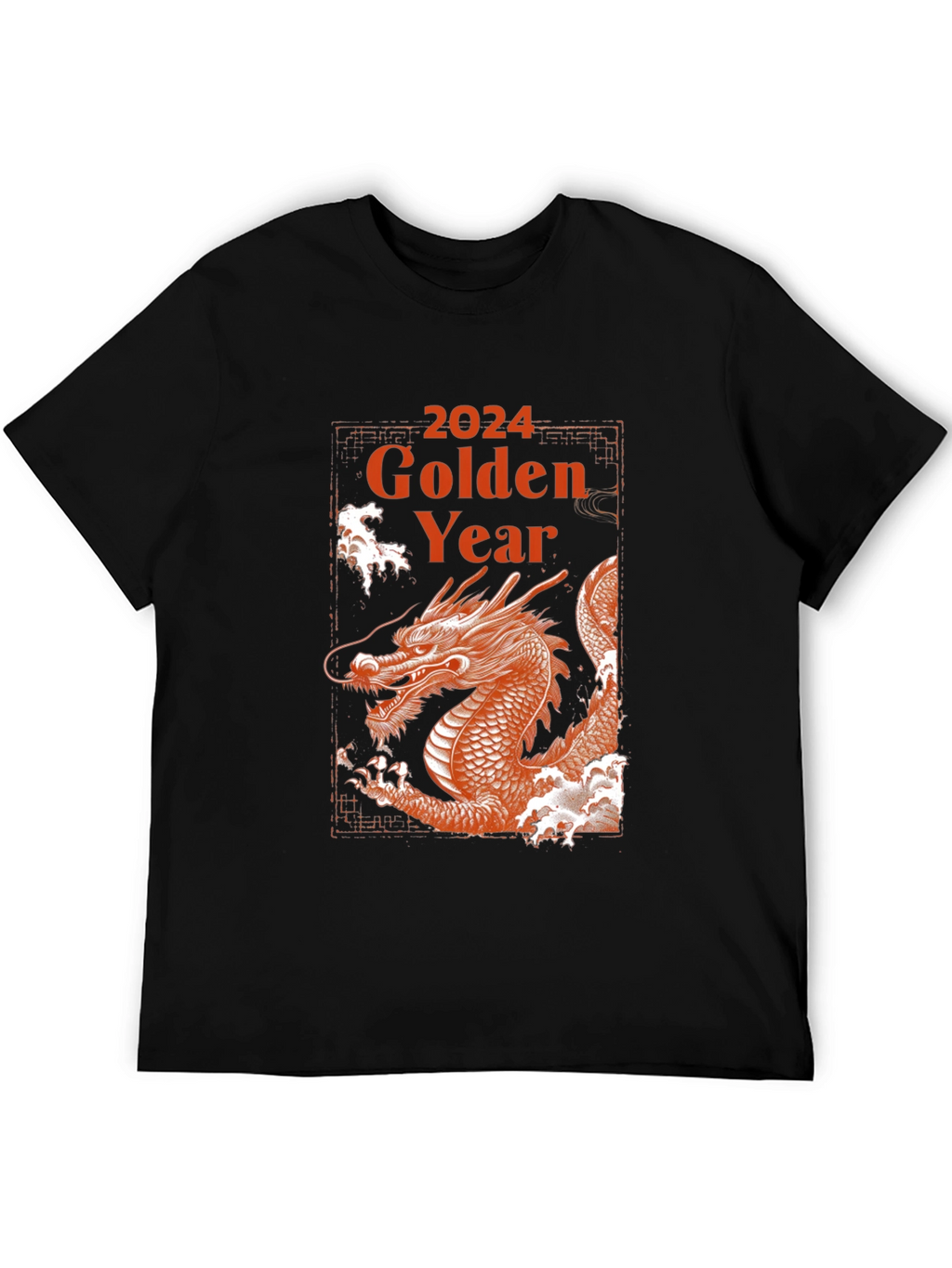 2024 Golden Year of The Dragon T-Shirt