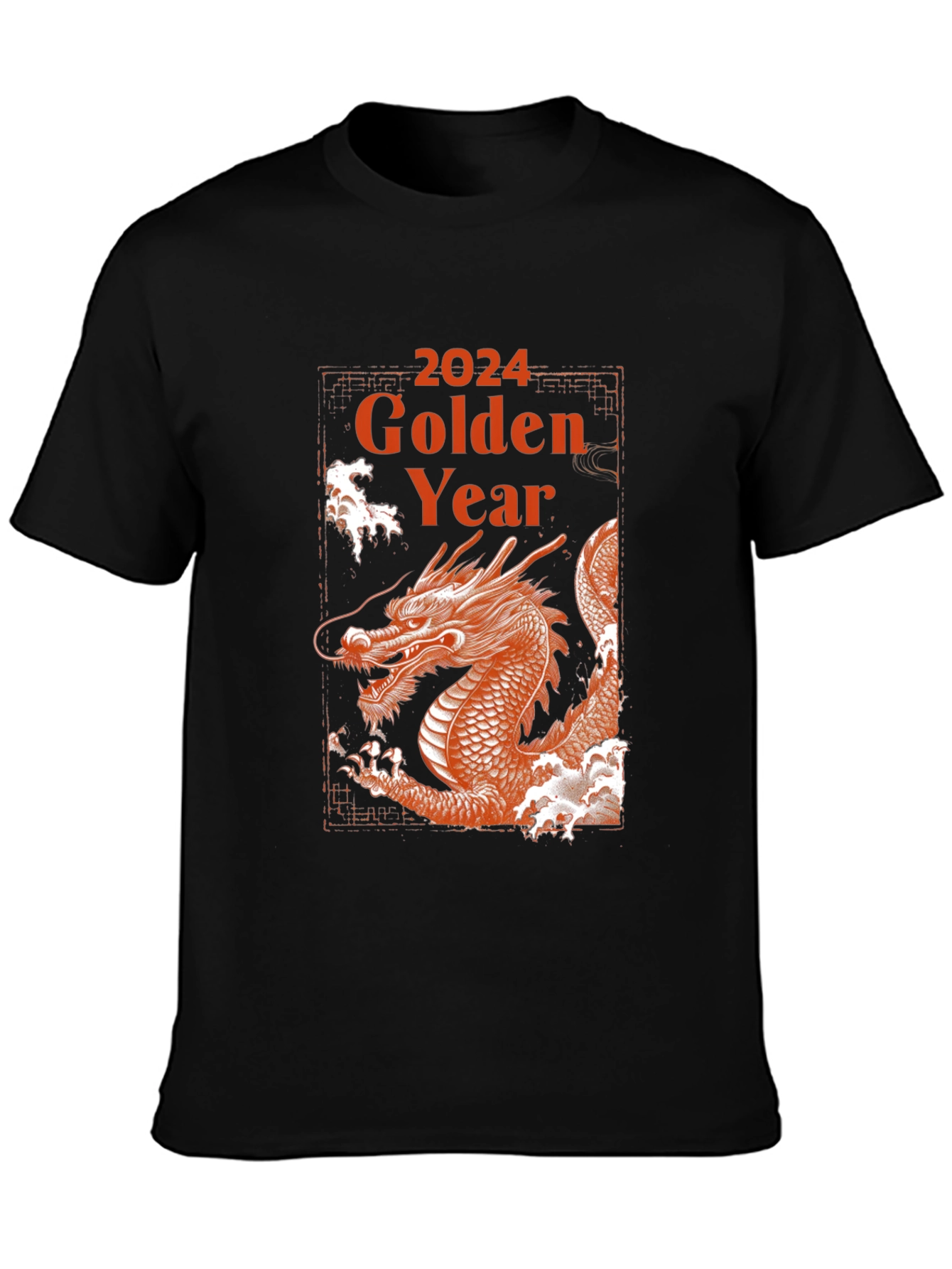 2024 Golden Year of The Dragon T-Shirt