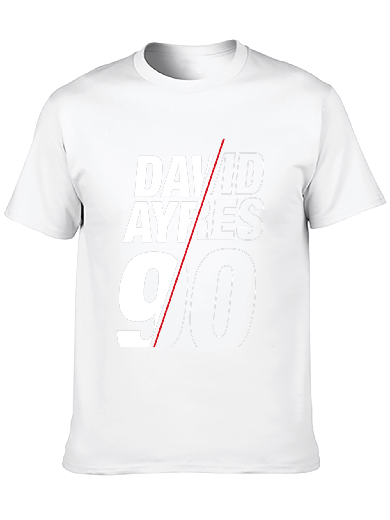 David Ayres 90 Black Graphic T-Shirt