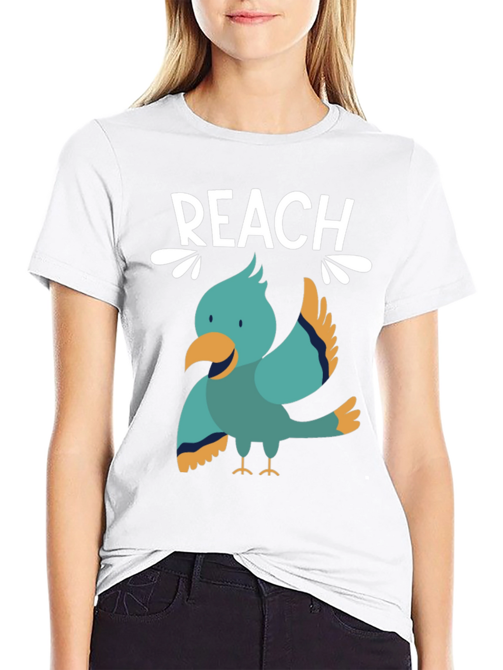 Reach Parrot Graphic T-Shirt