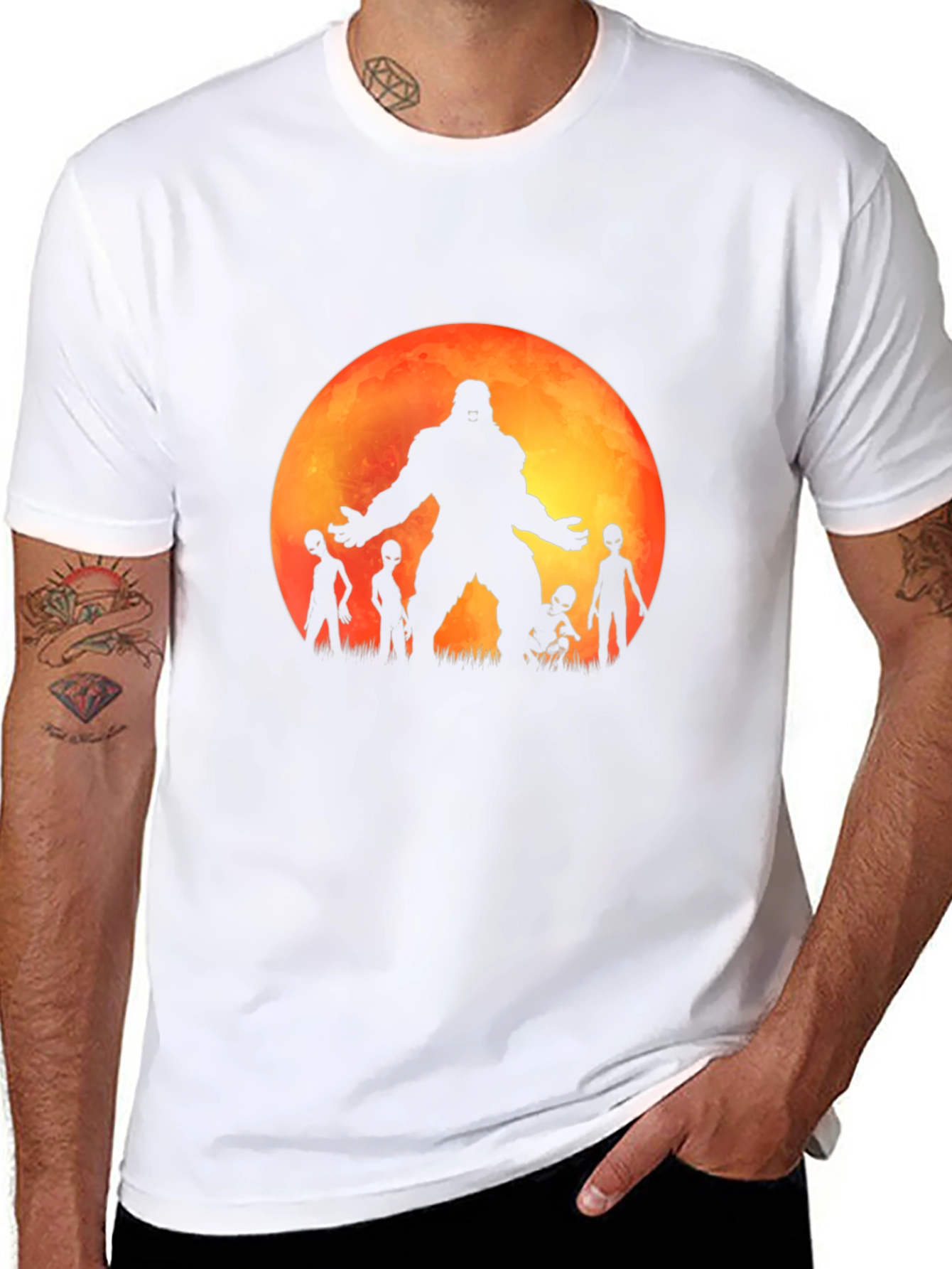 Bigfoot Moon T-Shirt