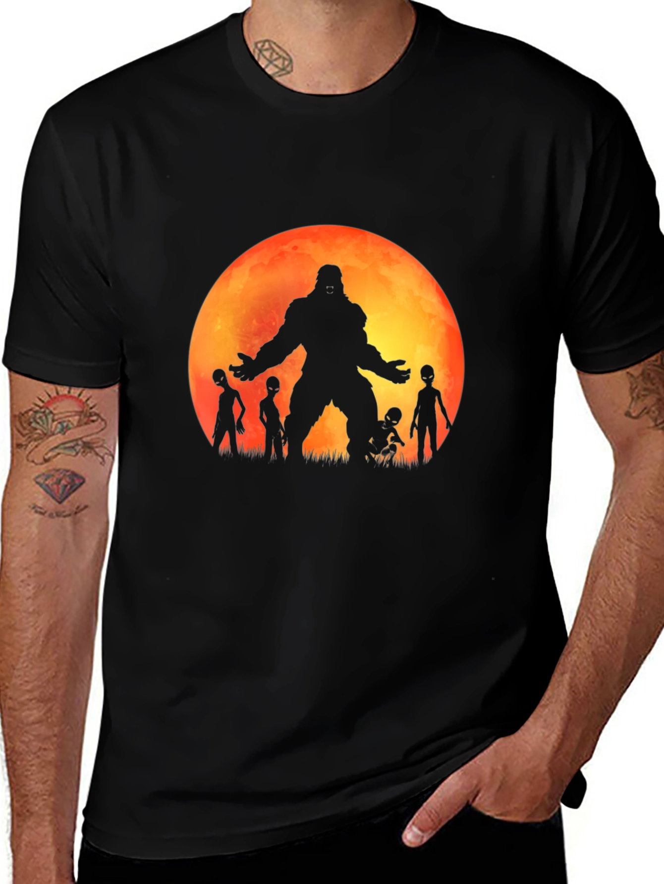 Bigfoot Moon T-Shirt