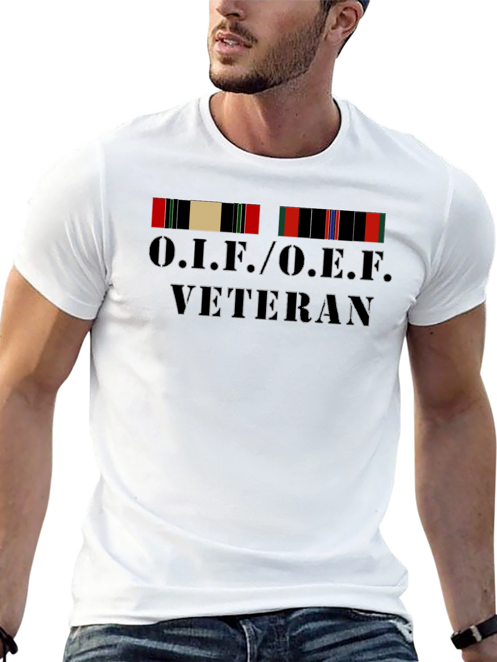OIF/OEF Veteran Black T-Shirt