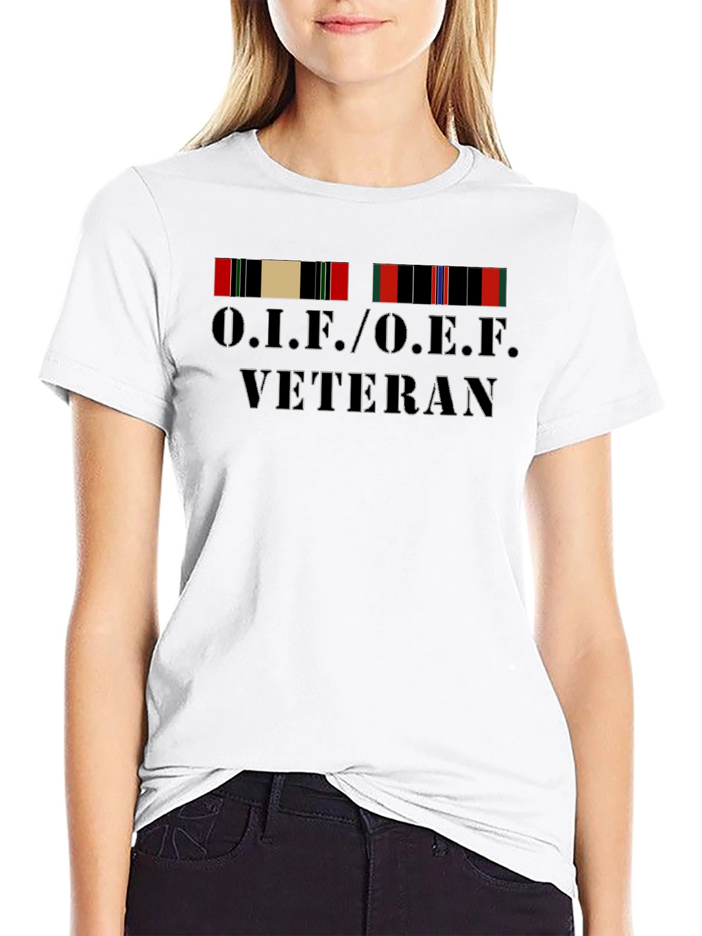 OIF/OEF Veteran Black T-Shirt
