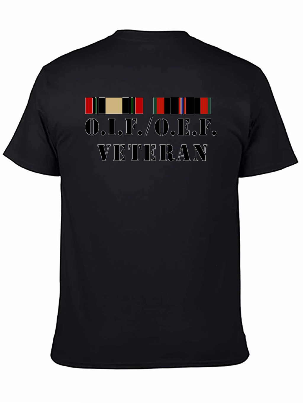 OIF/OEF Veteran Black T-Shirt