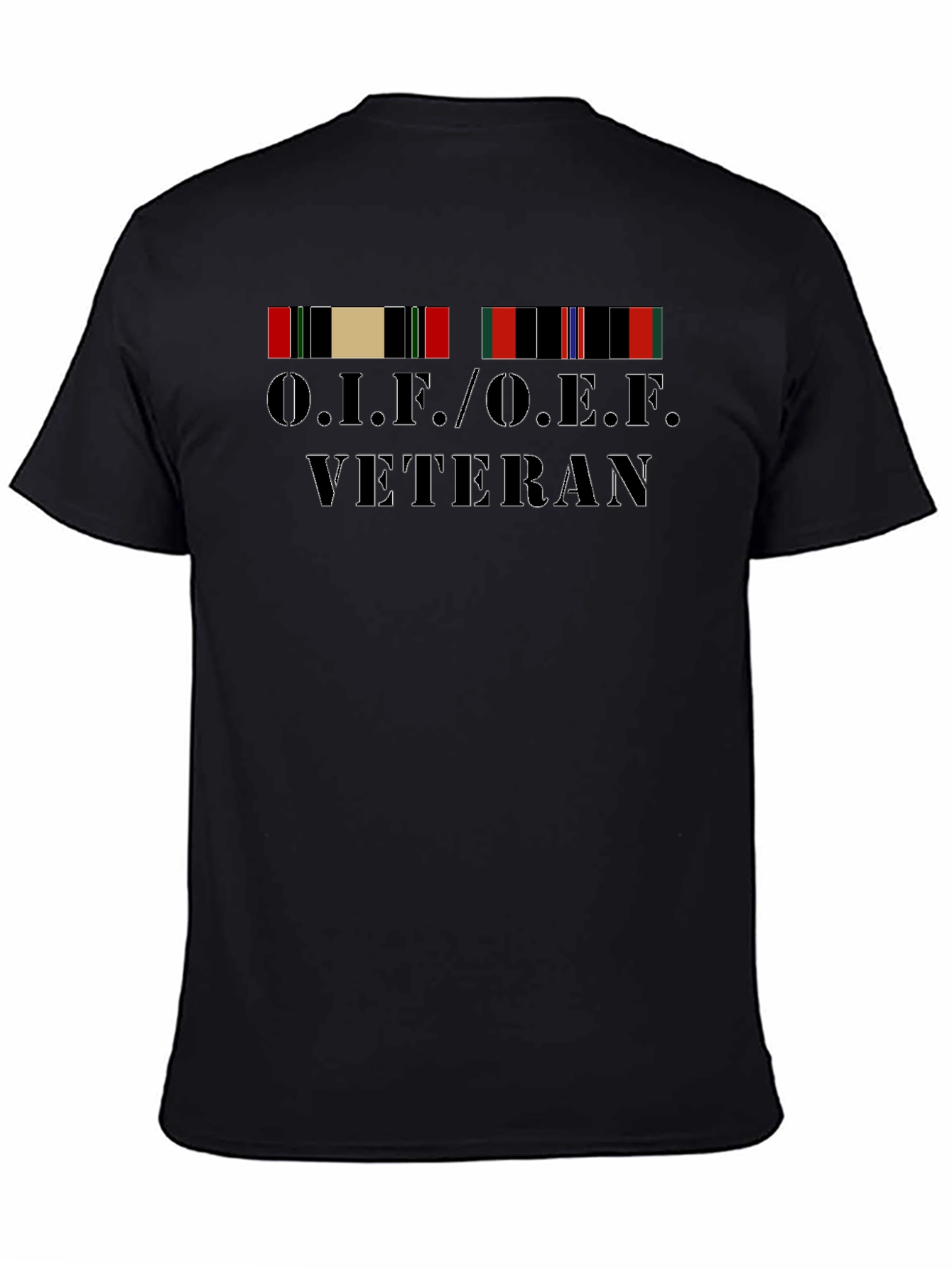OIF/OEF Veteran Black T-Shirt