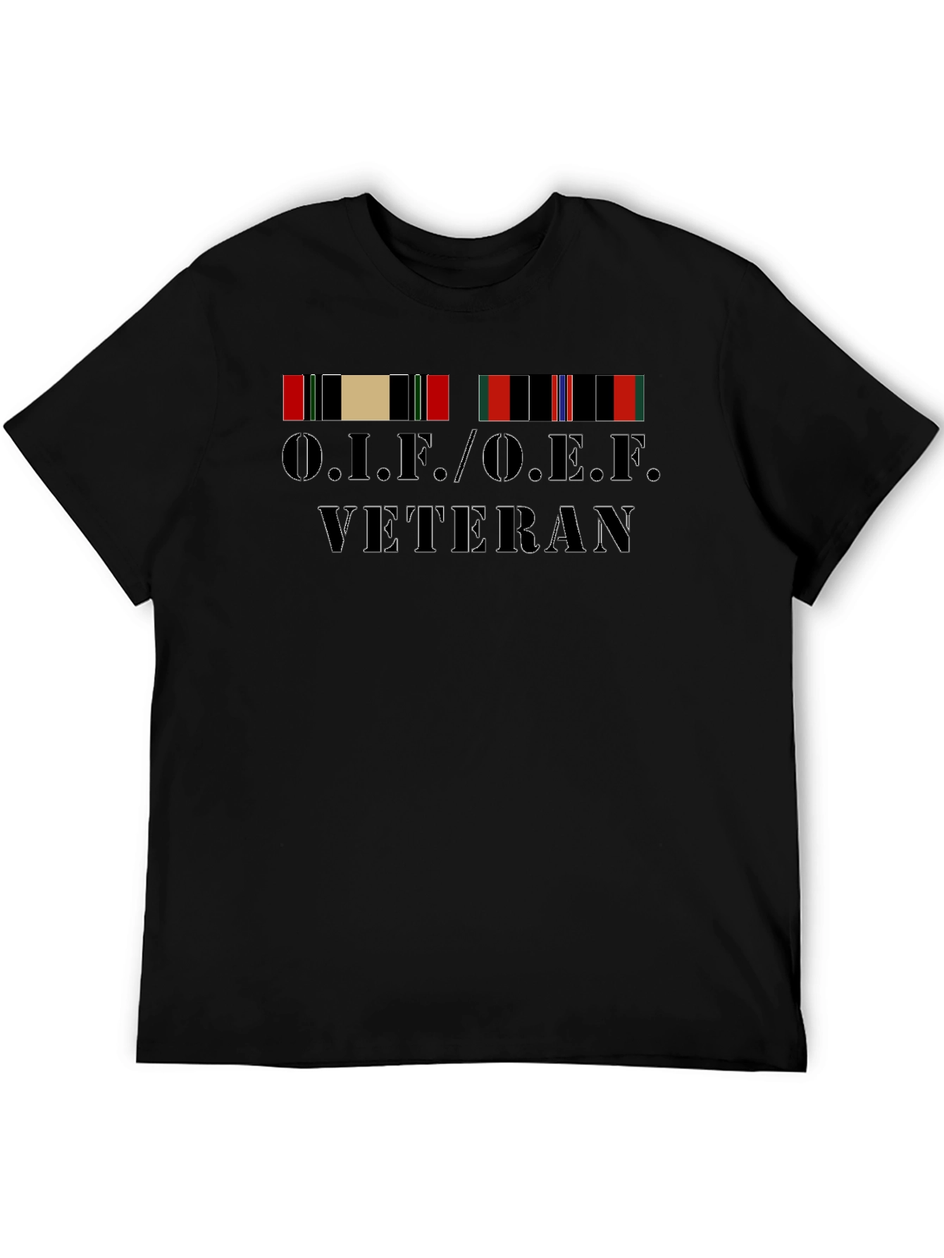 OIF/OEF Veteran Black T-Shirt