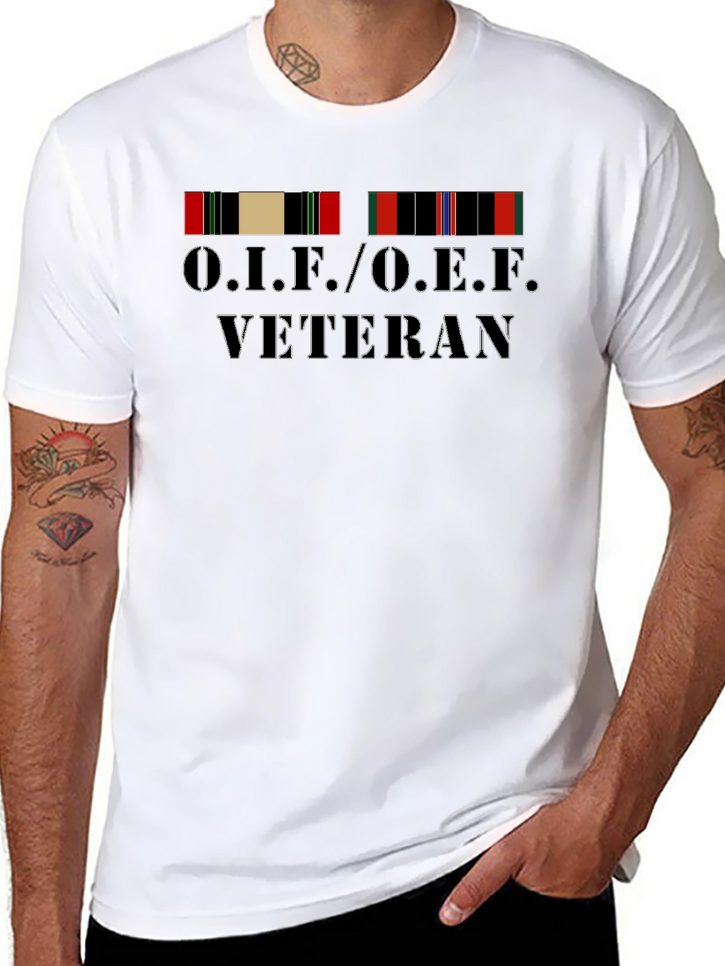 OIF/OEF Veteran Black T-Shirt