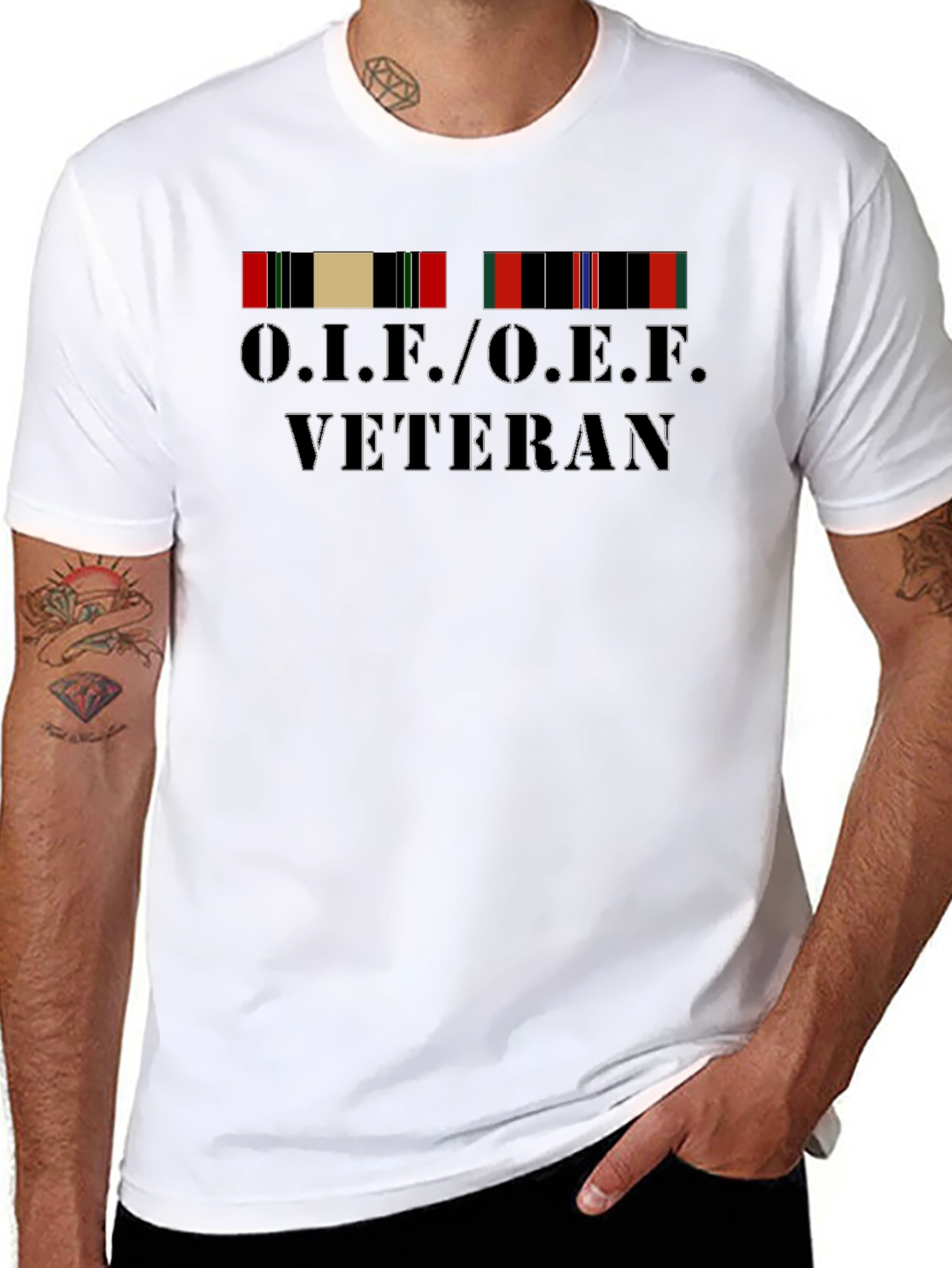 OIF/OEF Veteran Black T-Shirt