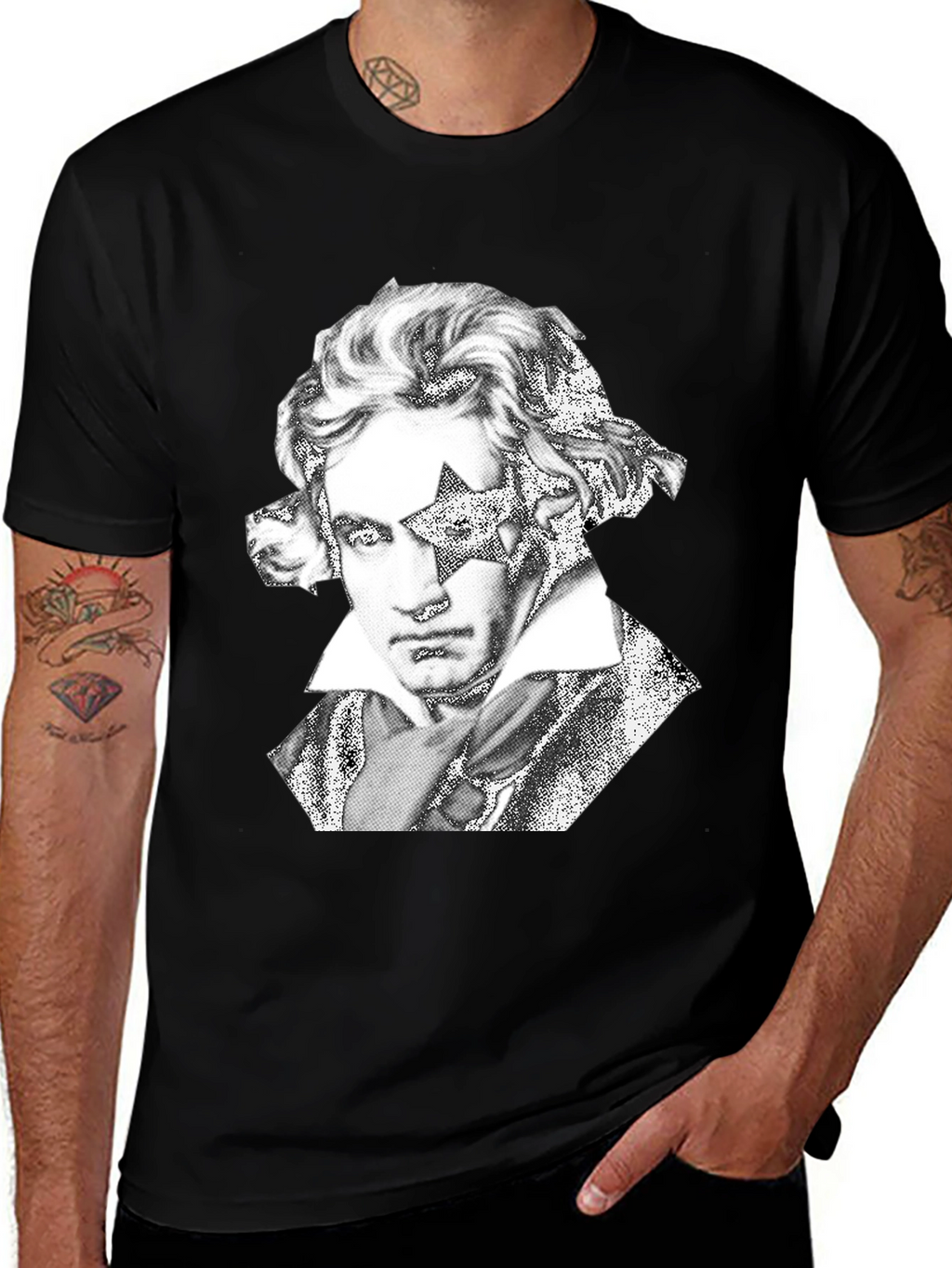 Beethoven Star Graphic Tee - Rock Your Style!