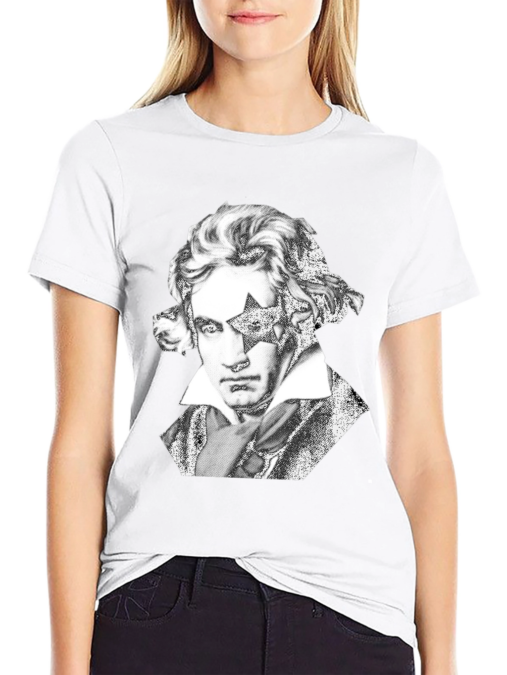 Beethoven Star Graphic Tee - Rock Your Style!