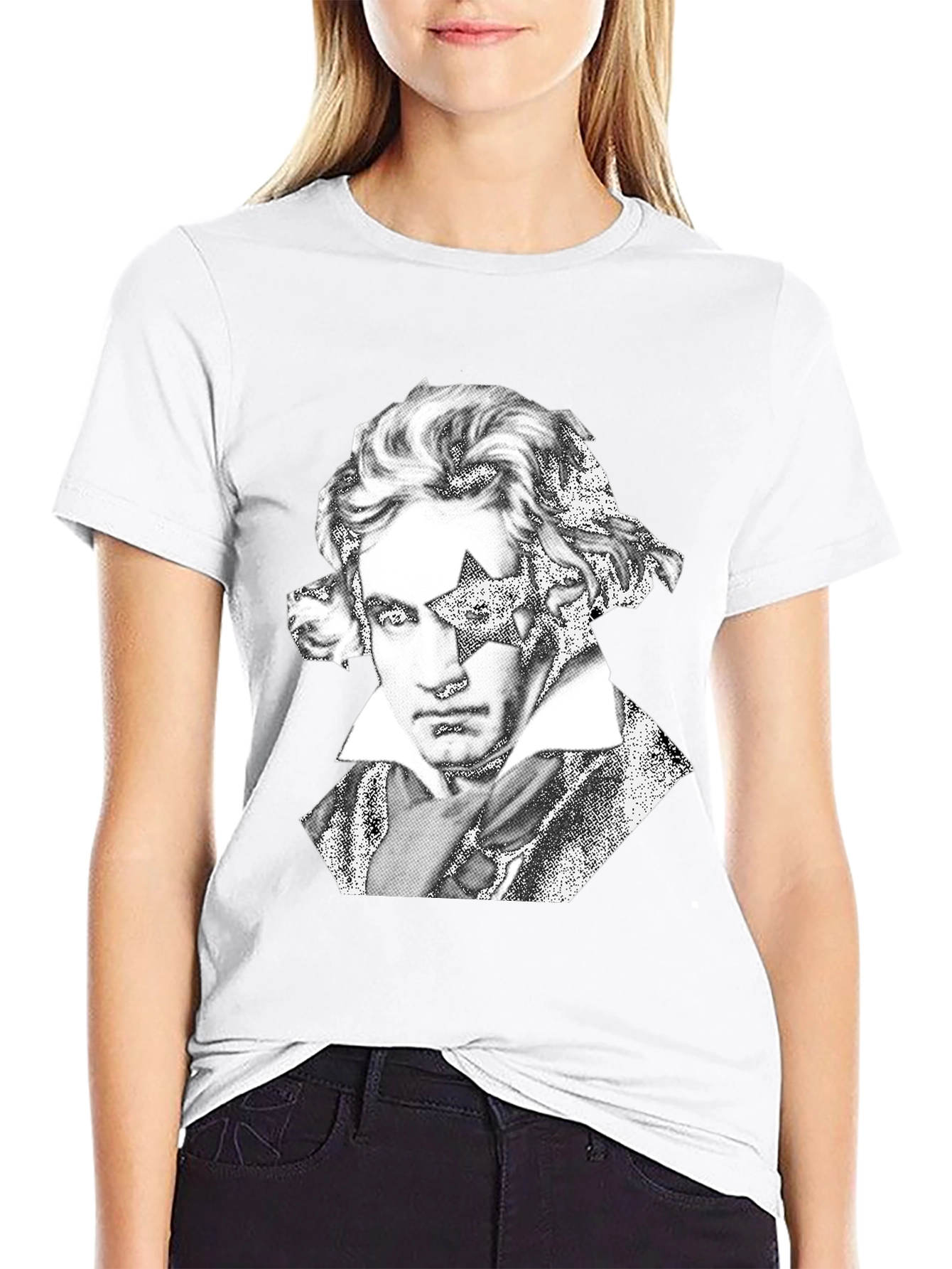 Beethoven Star Graphic Tee - Rock Your Style!