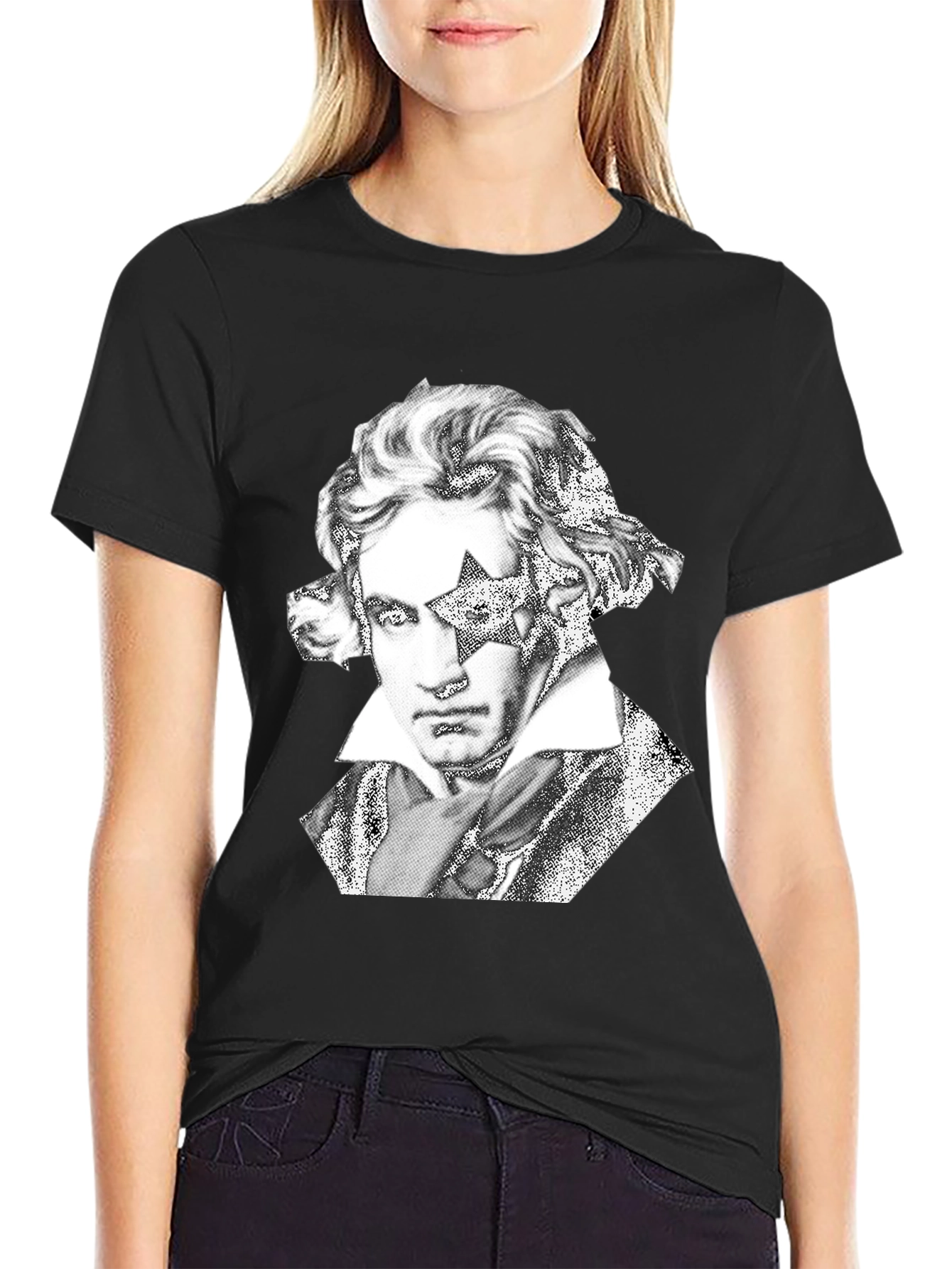 Beethoven Star Graphic Tee - Rock Your Style!