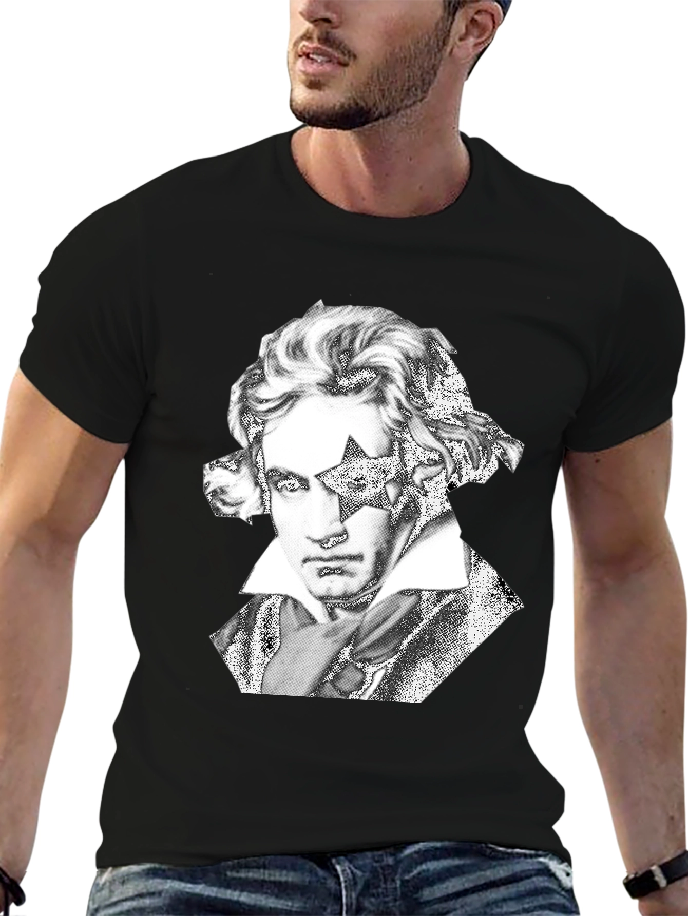 Beethoven Star Graphic Tee - Rock Your Style!
