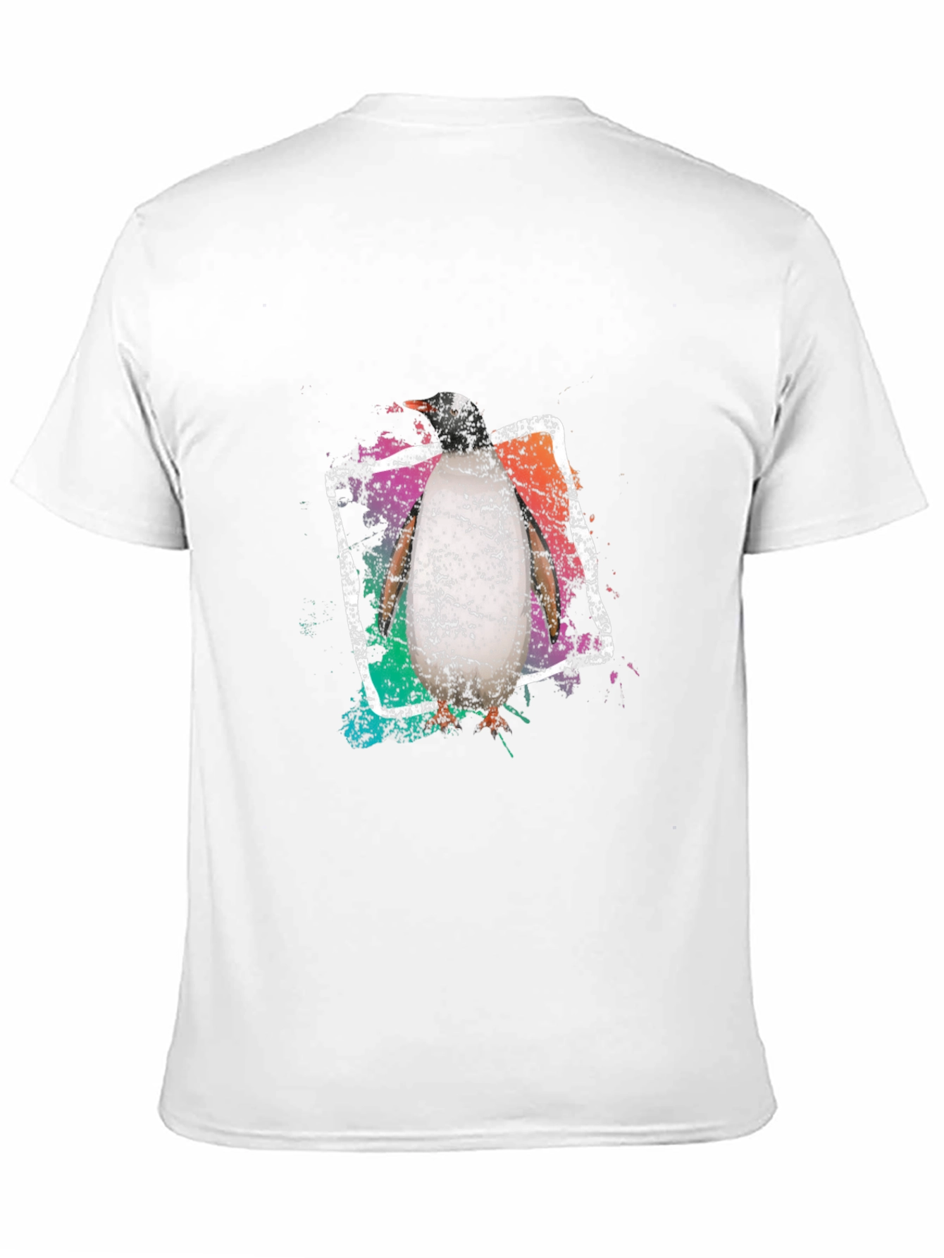 Penguin Graphic Tee - Cool Black Cotton T-Shirt