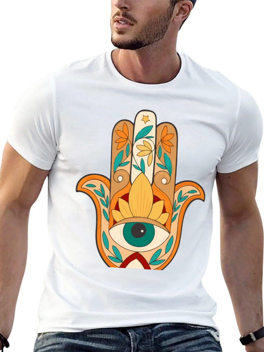 Hamsa Hand Graphic Tee