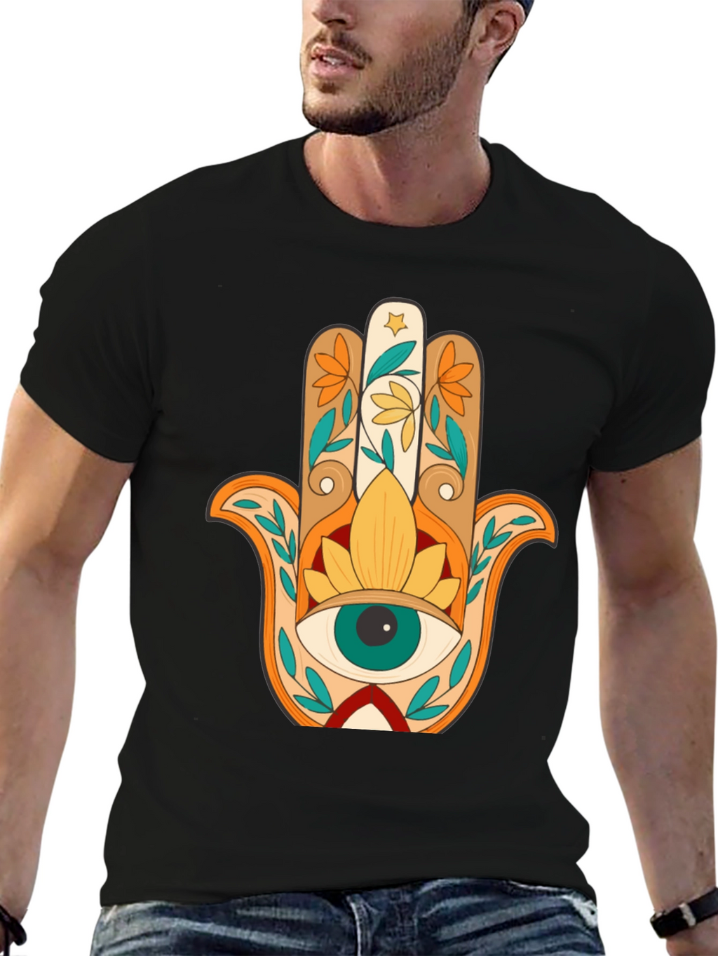 Hamsa Hand Graphic Tee