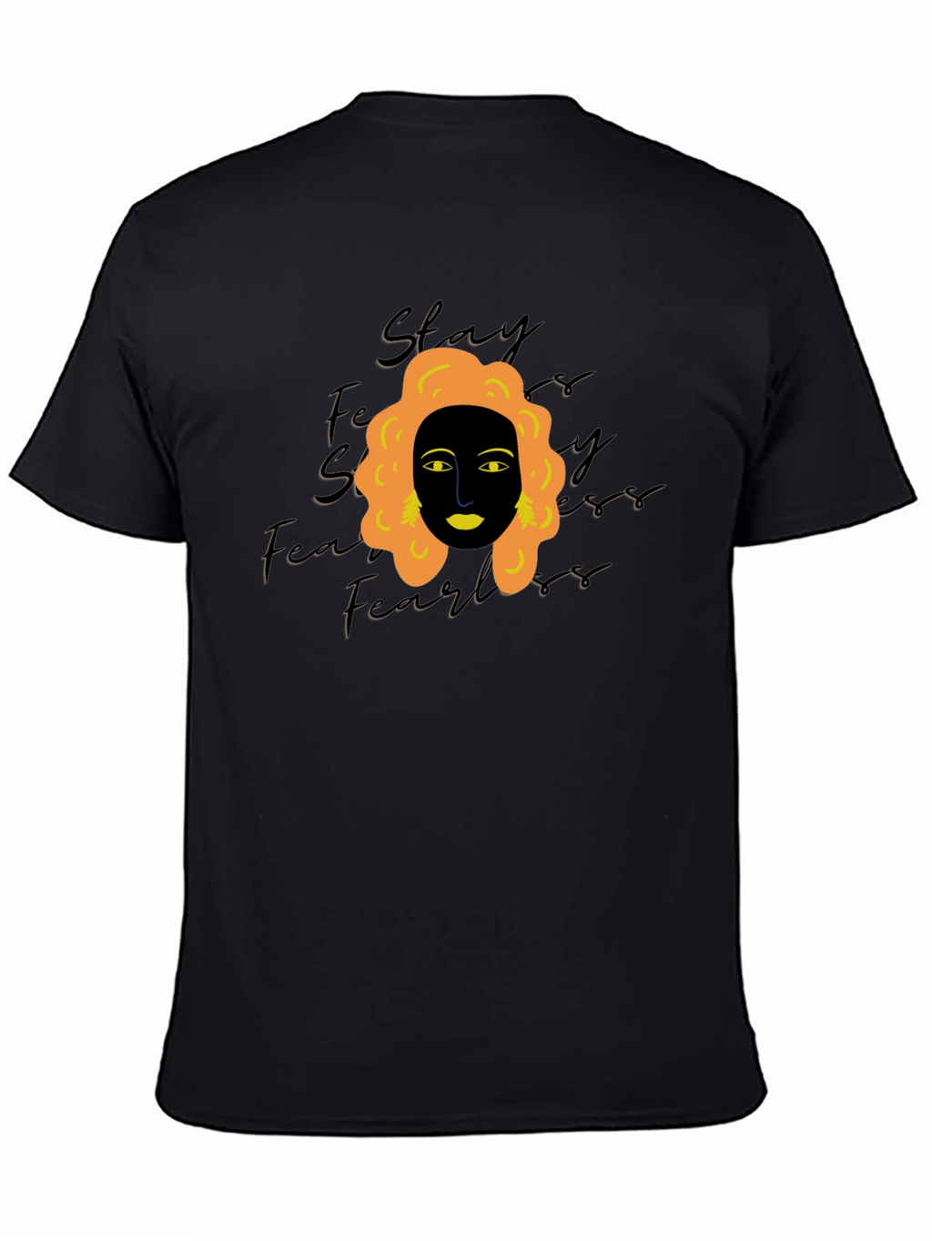 Stay Fearless Graphic Tee - Black