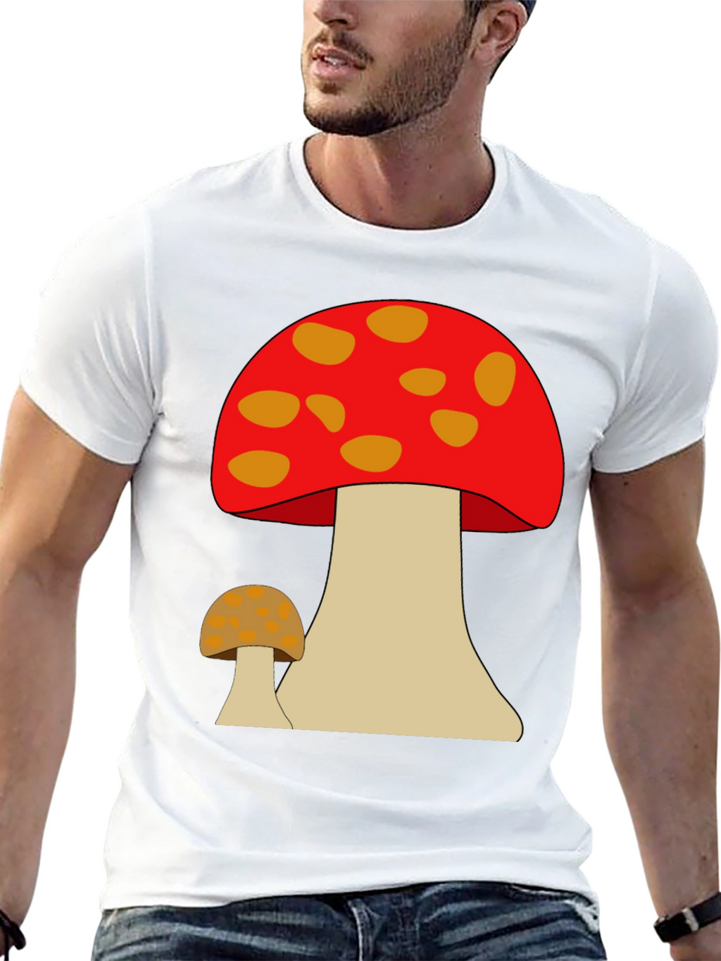 Mushroom Graphic Tee - Funky Fungi T-Shirt
