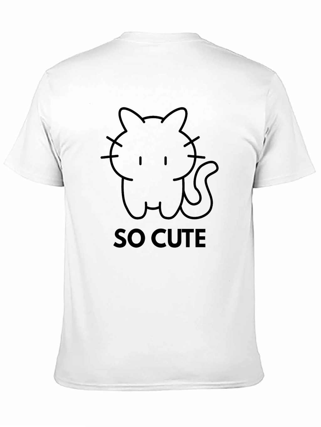 So Cute Cat T-Shirt - Stylish Graphic Tee