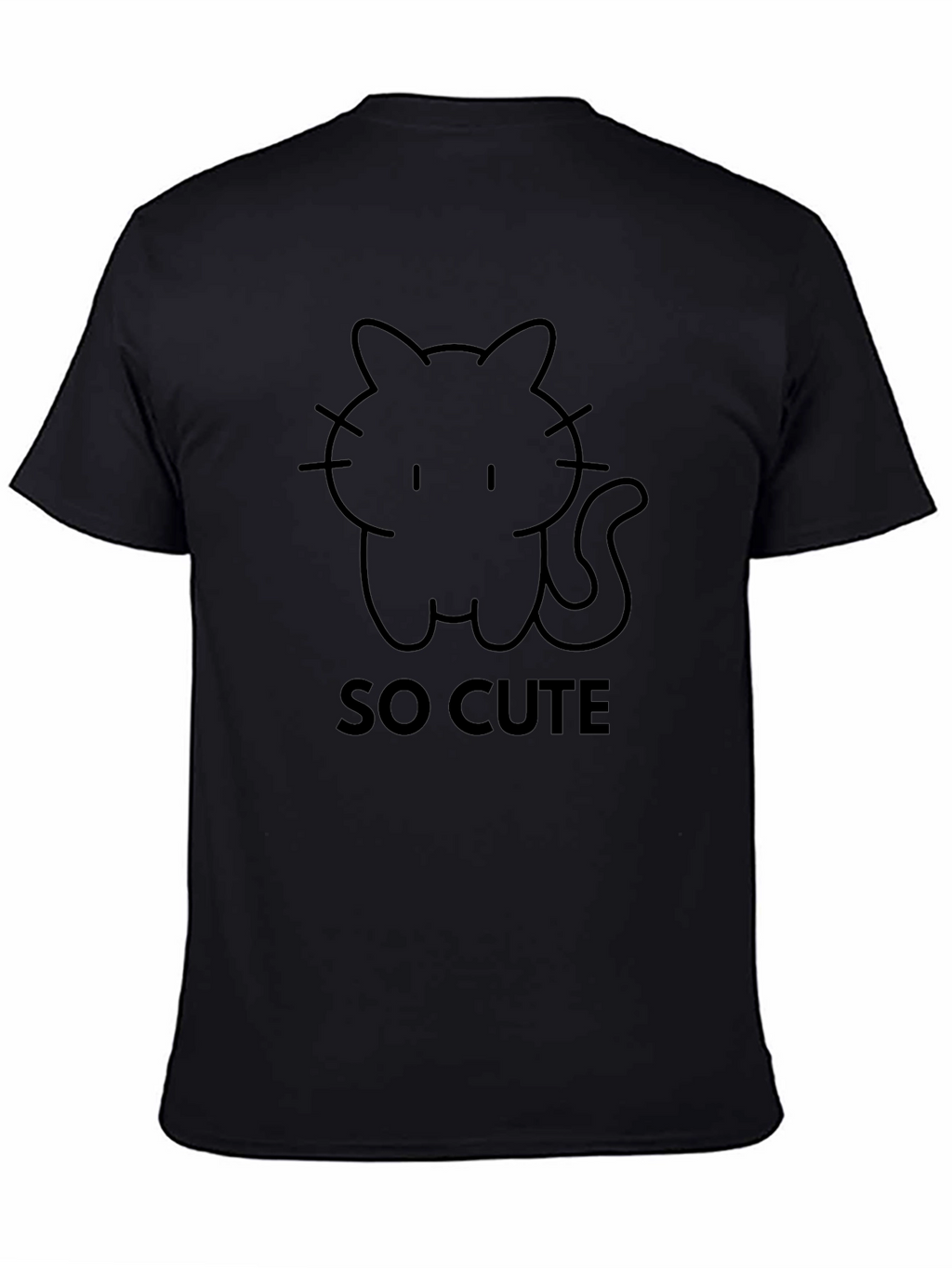 So Cute Cat T-Shirt - Stylish Graphic Tee